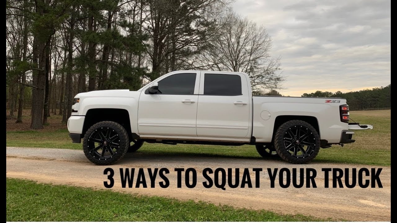 3 ways to SQUAT your truck!