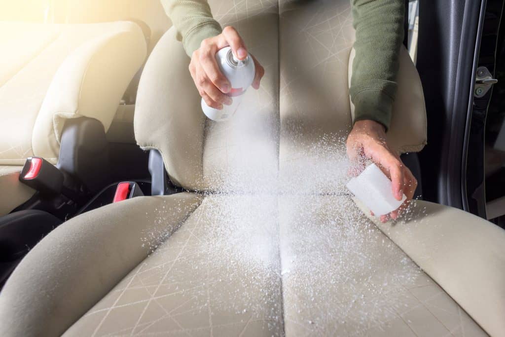 Use a great cleaner to wipe away interior dirt and grime.