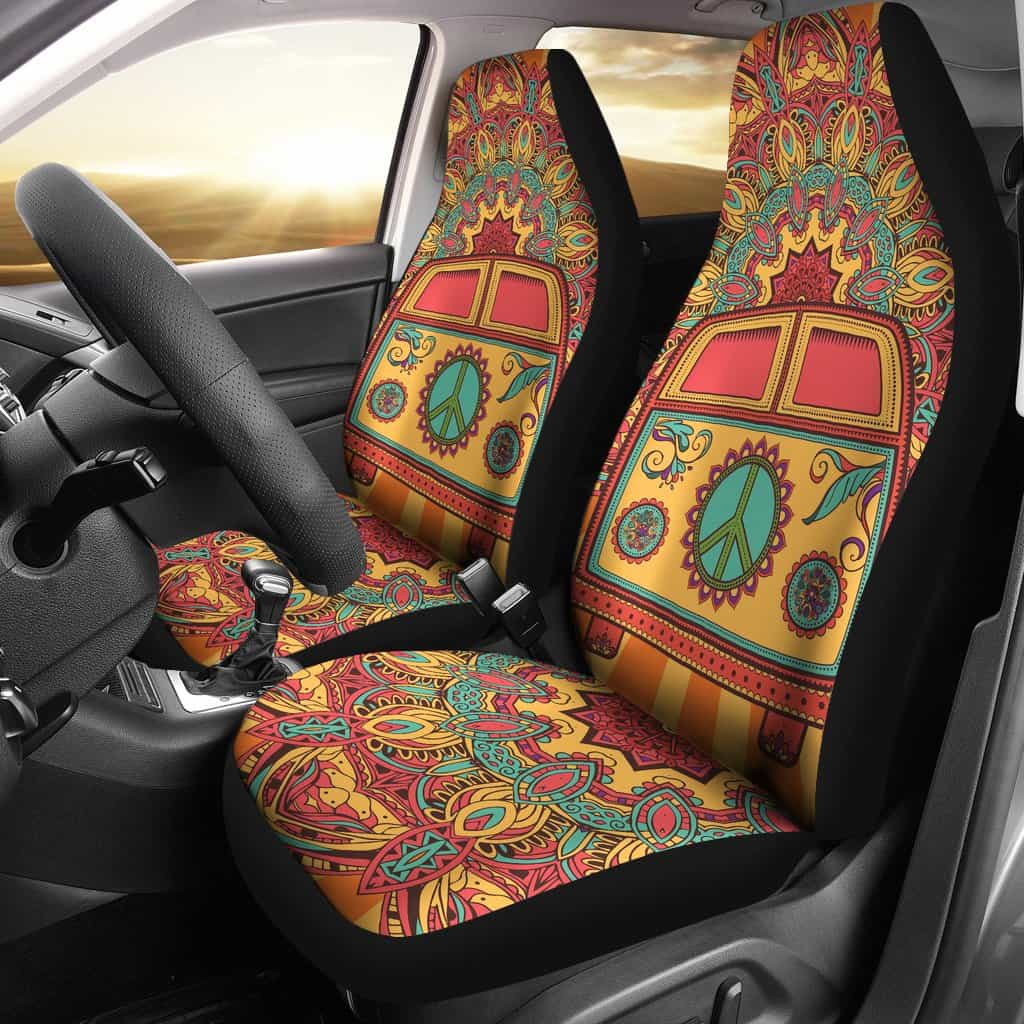 Upgrade your ride with style by buying a nice set of Hippie Seat Covers.