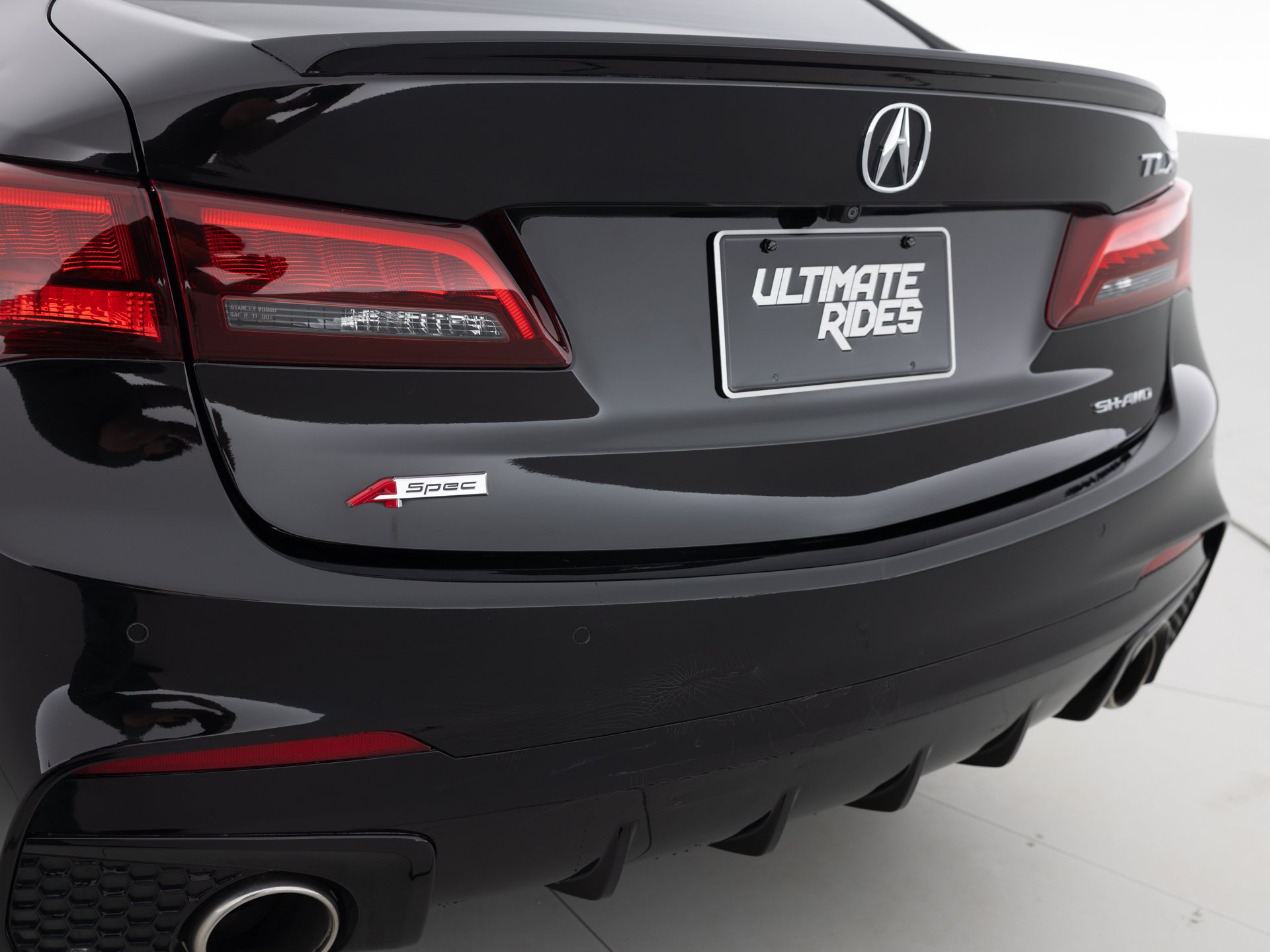 black acura tlx 35 8