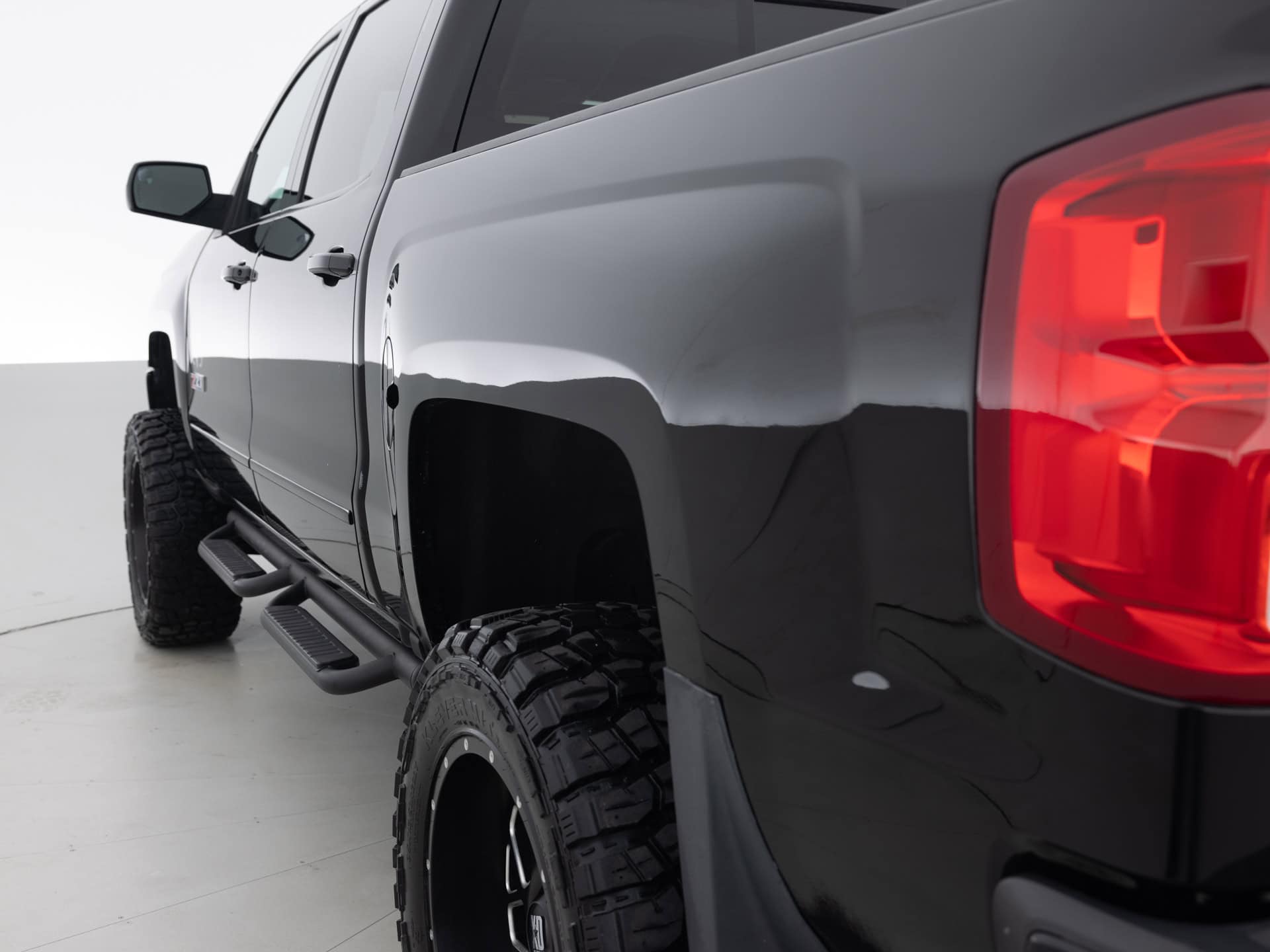 black chevrolet silverado z71 ltz 6
