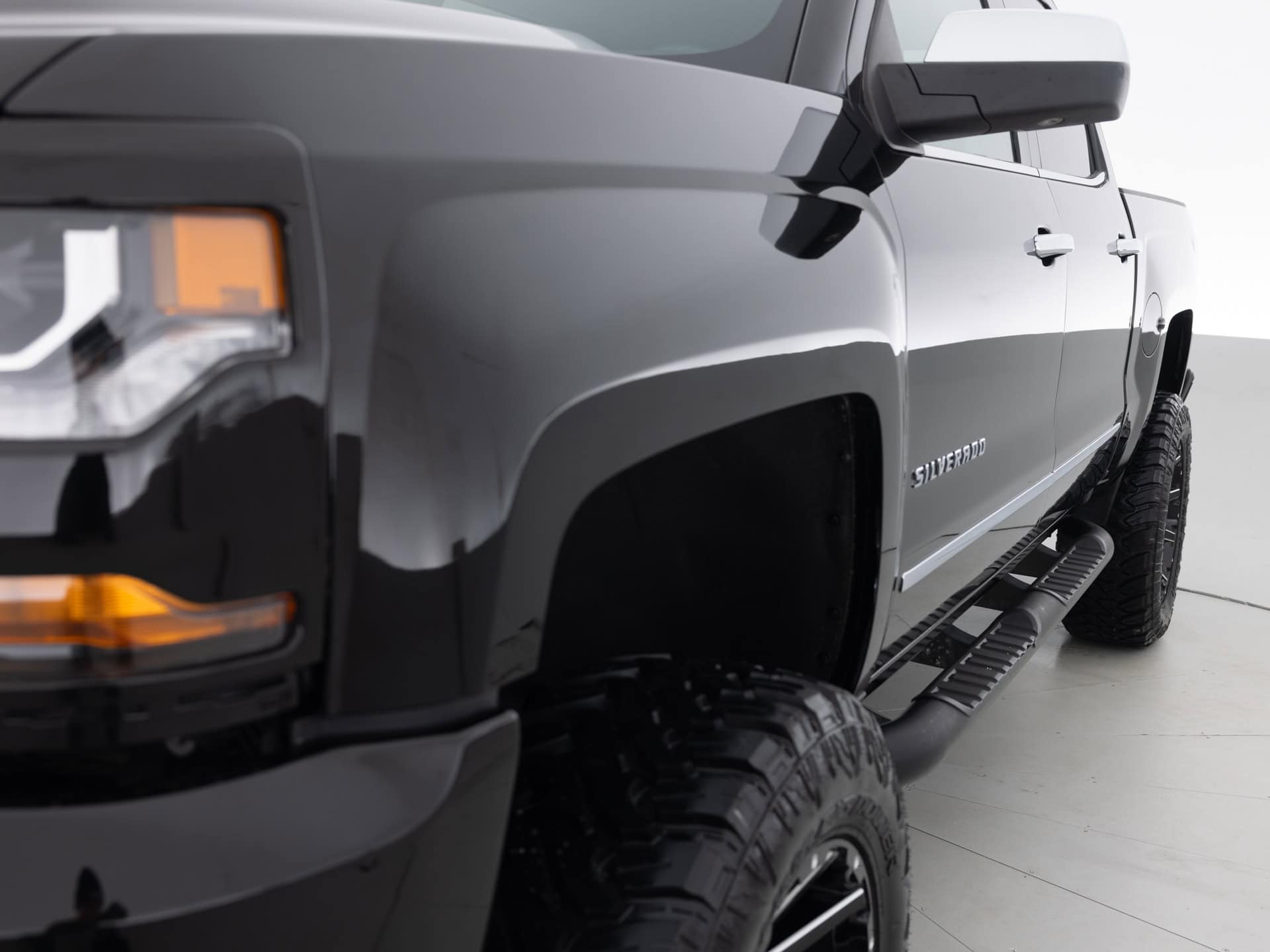 black chevrolet silverado ltx z71 3