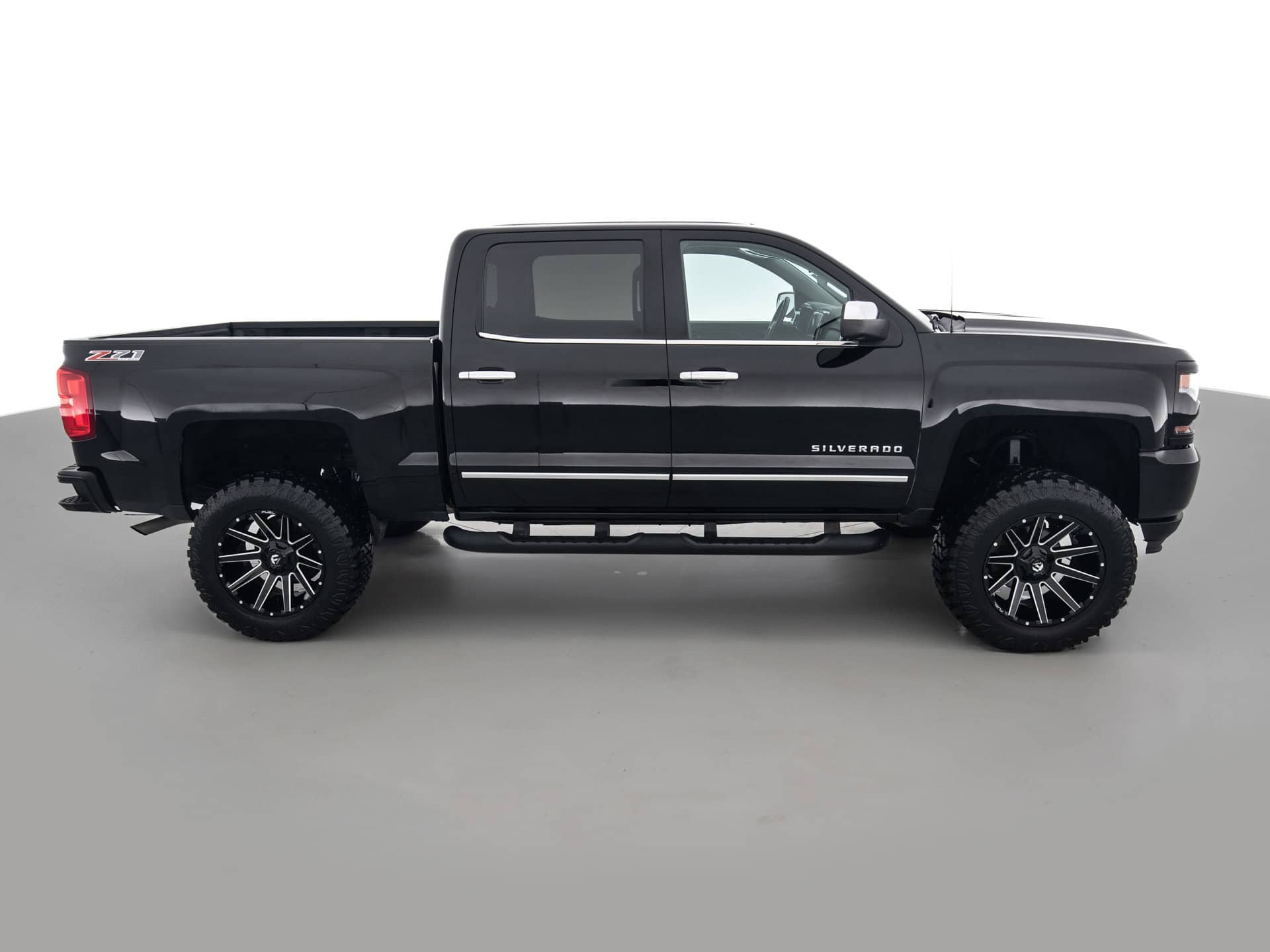 black chevrolet silverado ltx z71 3