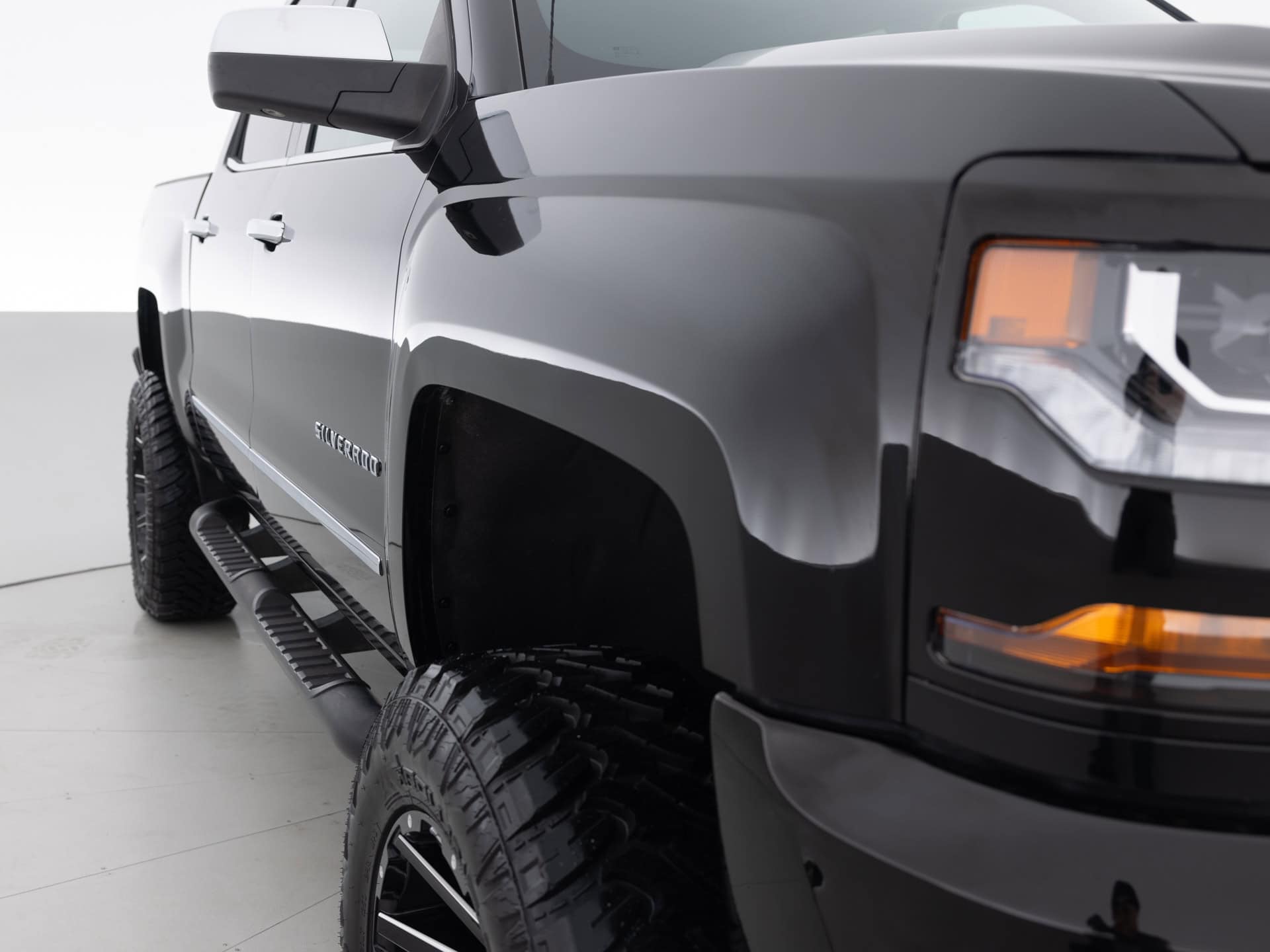 black chevrolet silverado ltx z71 4