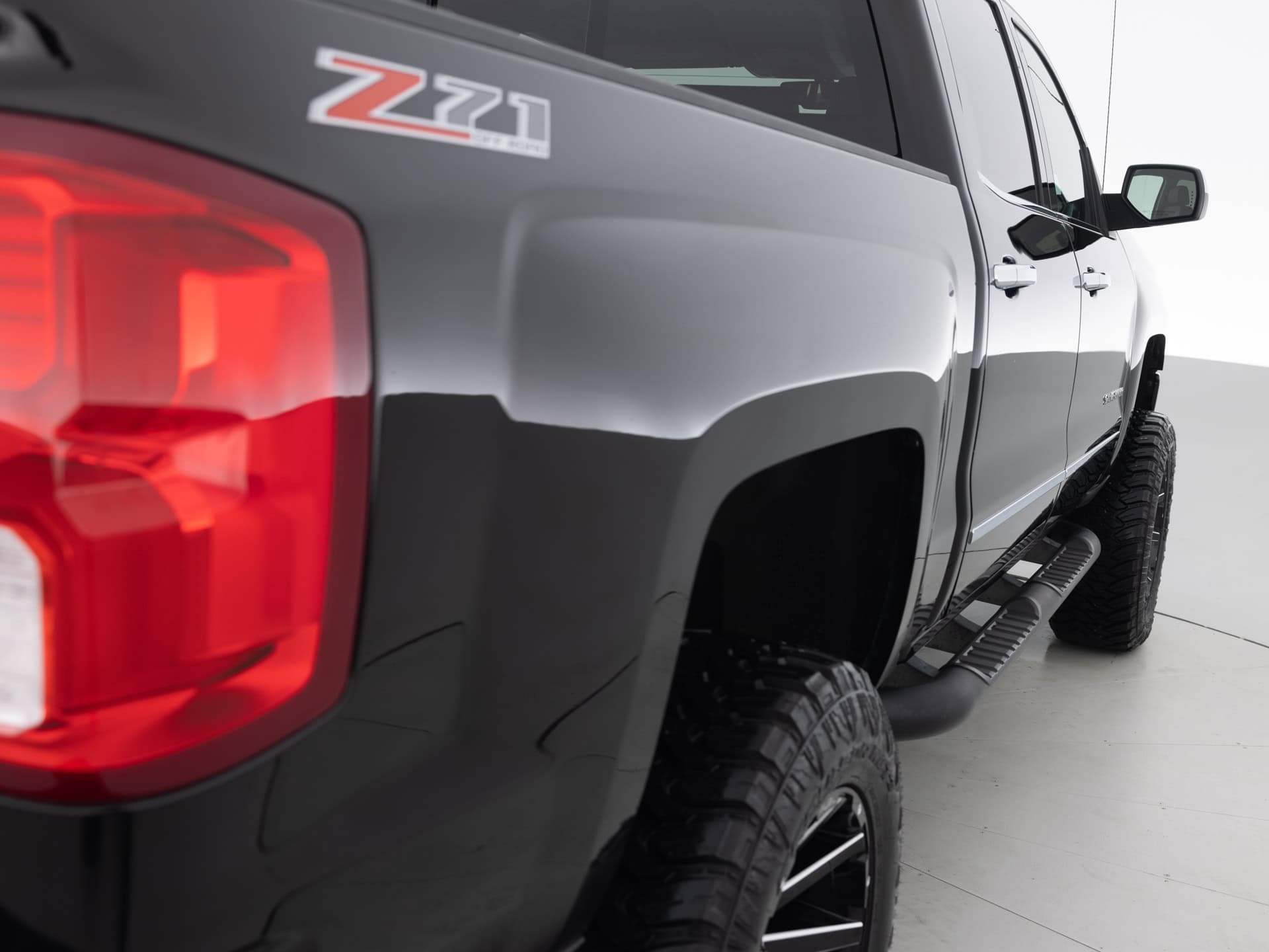 black chevrolet silverado ltx z71 5