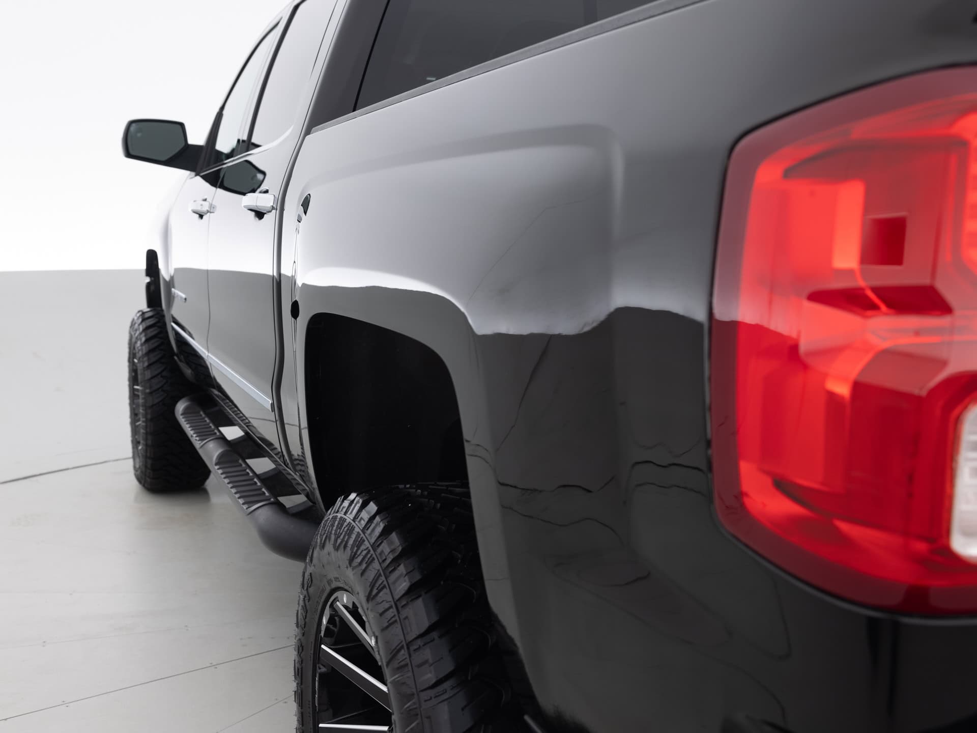 black chevrolet silverado ltx z71 6