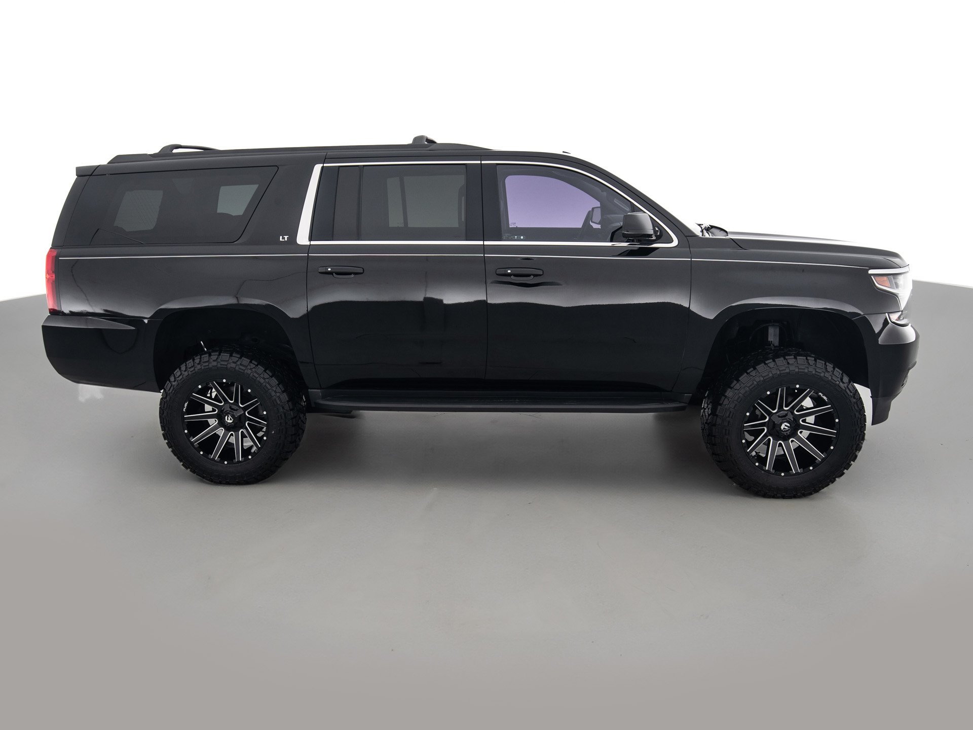 black chevrolet suburban lt 3