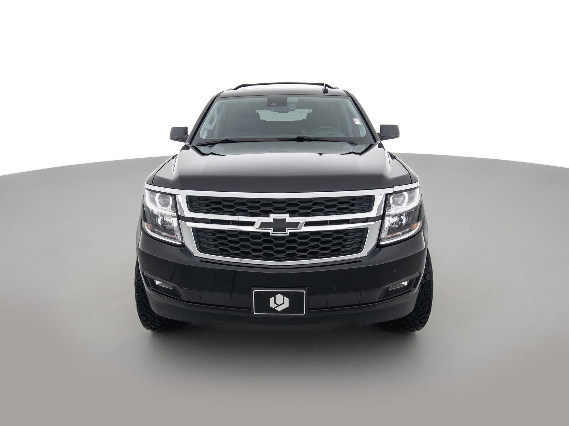 black chevrolet suburban lt