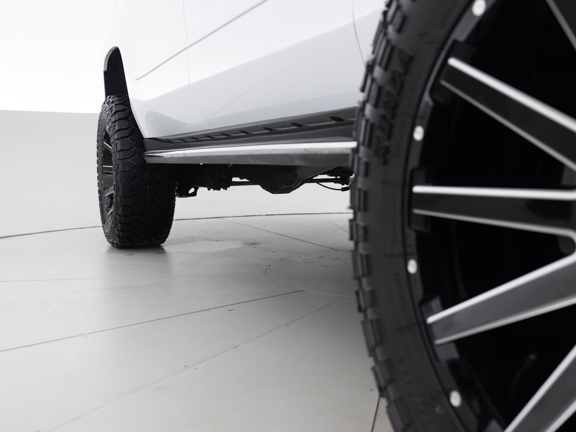 black chevrolet suburban prem 13