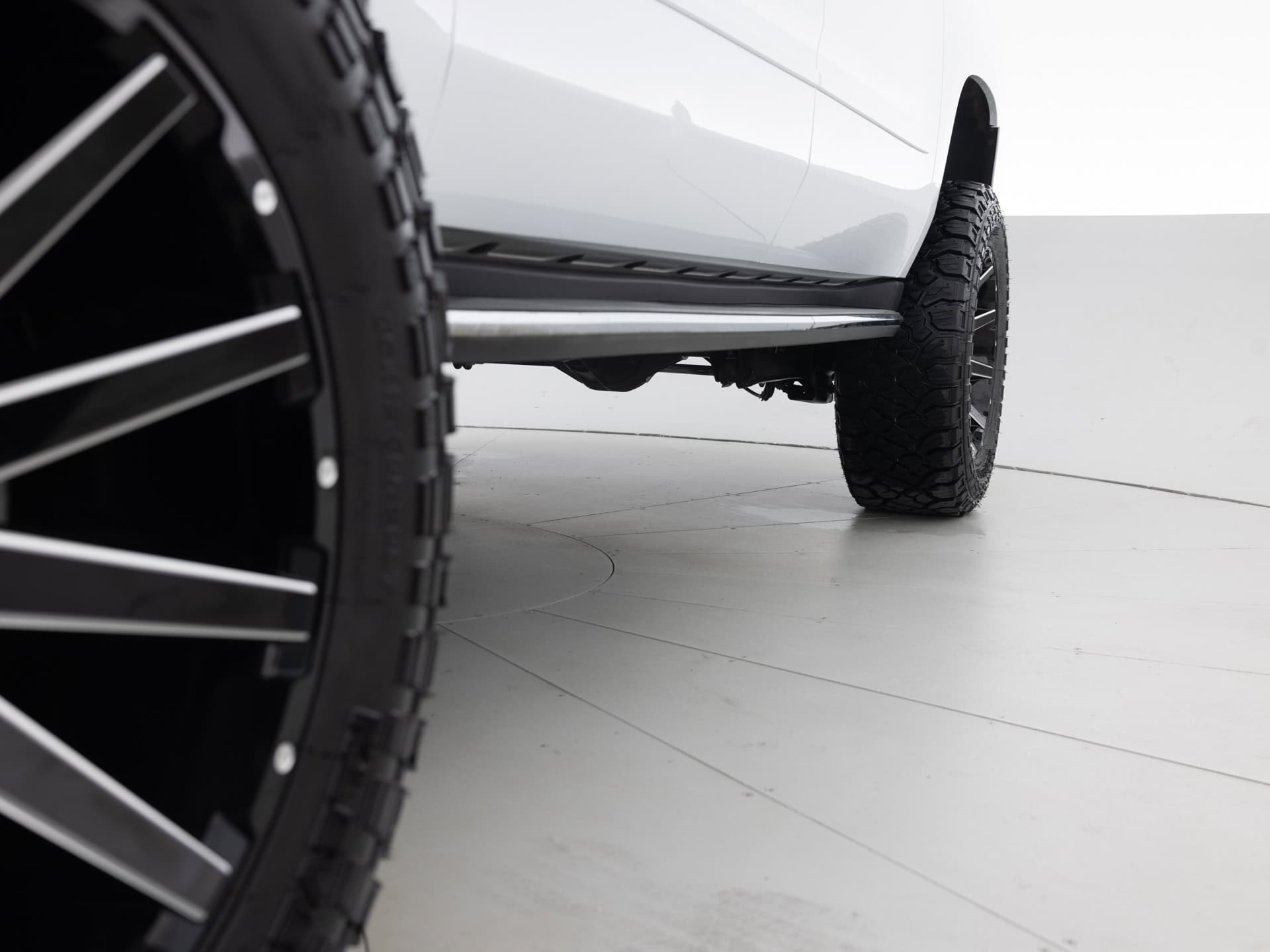 black chevrolet suburban prem 14