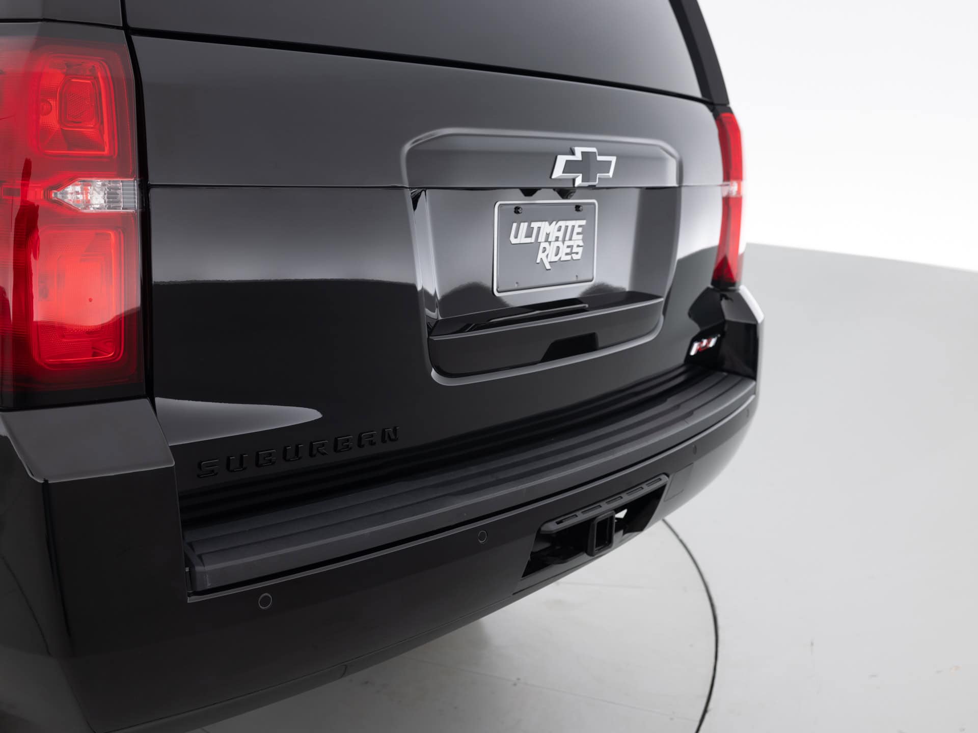black chevrolet suburban prem 8