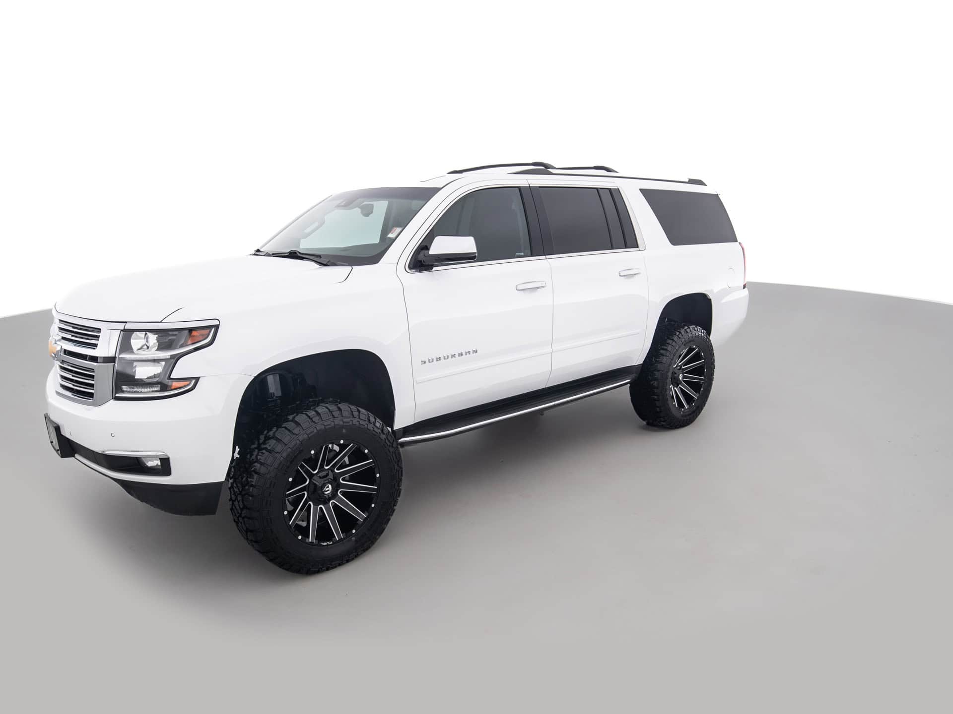black chevrolet suburban prem 8