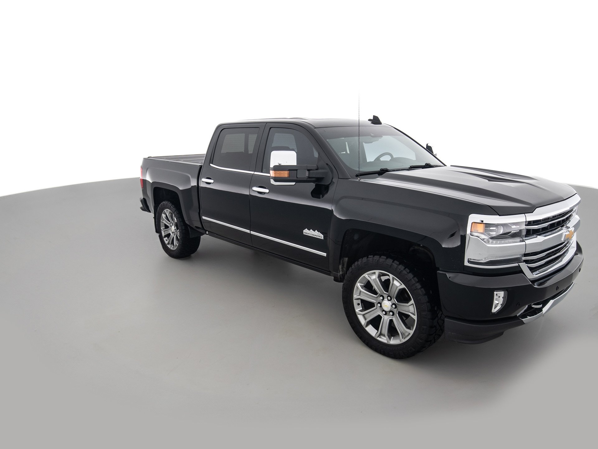 black chevy silverado high country 2