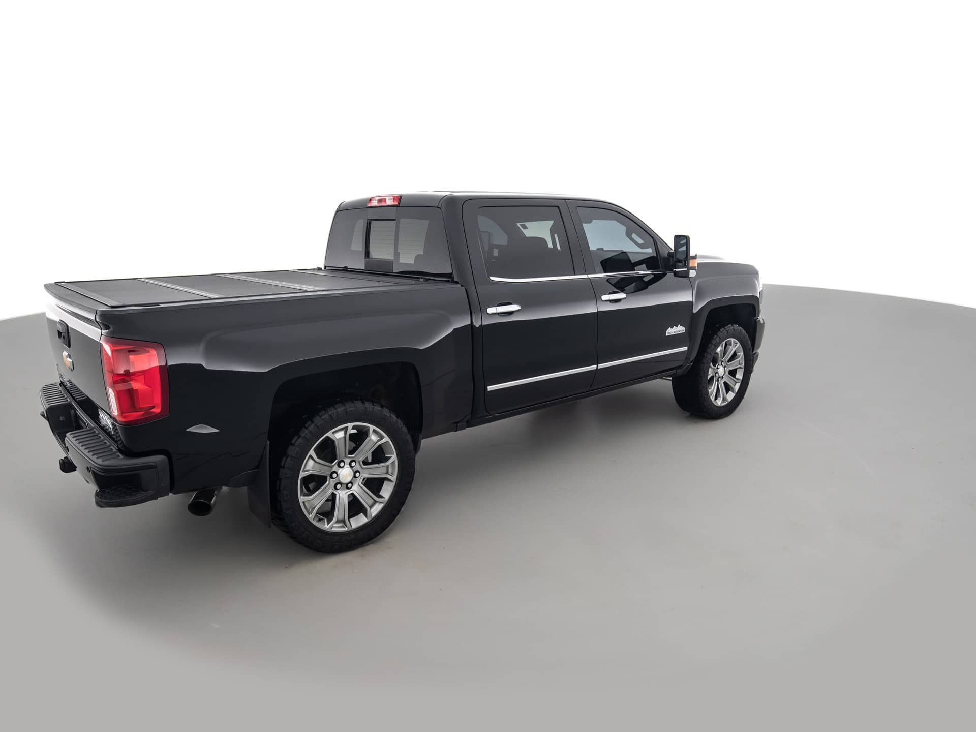 black chevy silverado high country 4