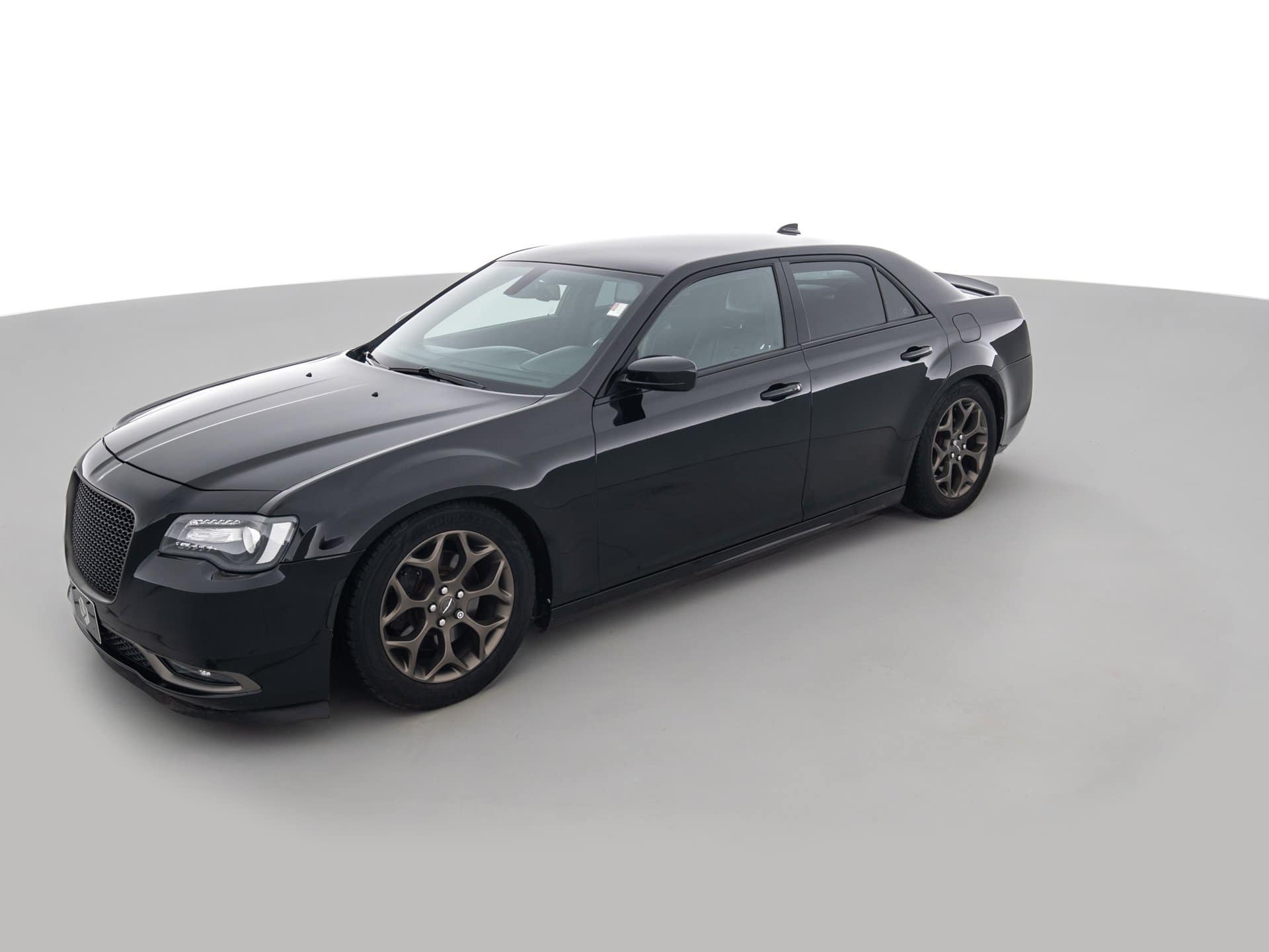 black chrysler 300 s 8