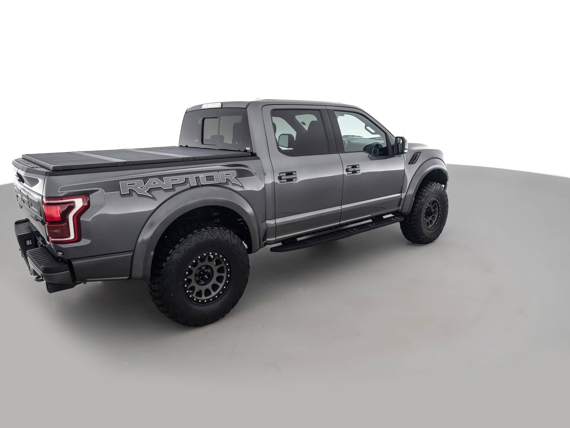 black ford f150 raptor 4