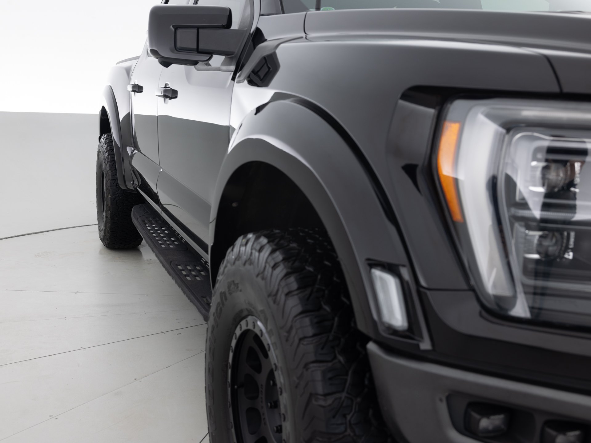 black ford f150 raptor 4