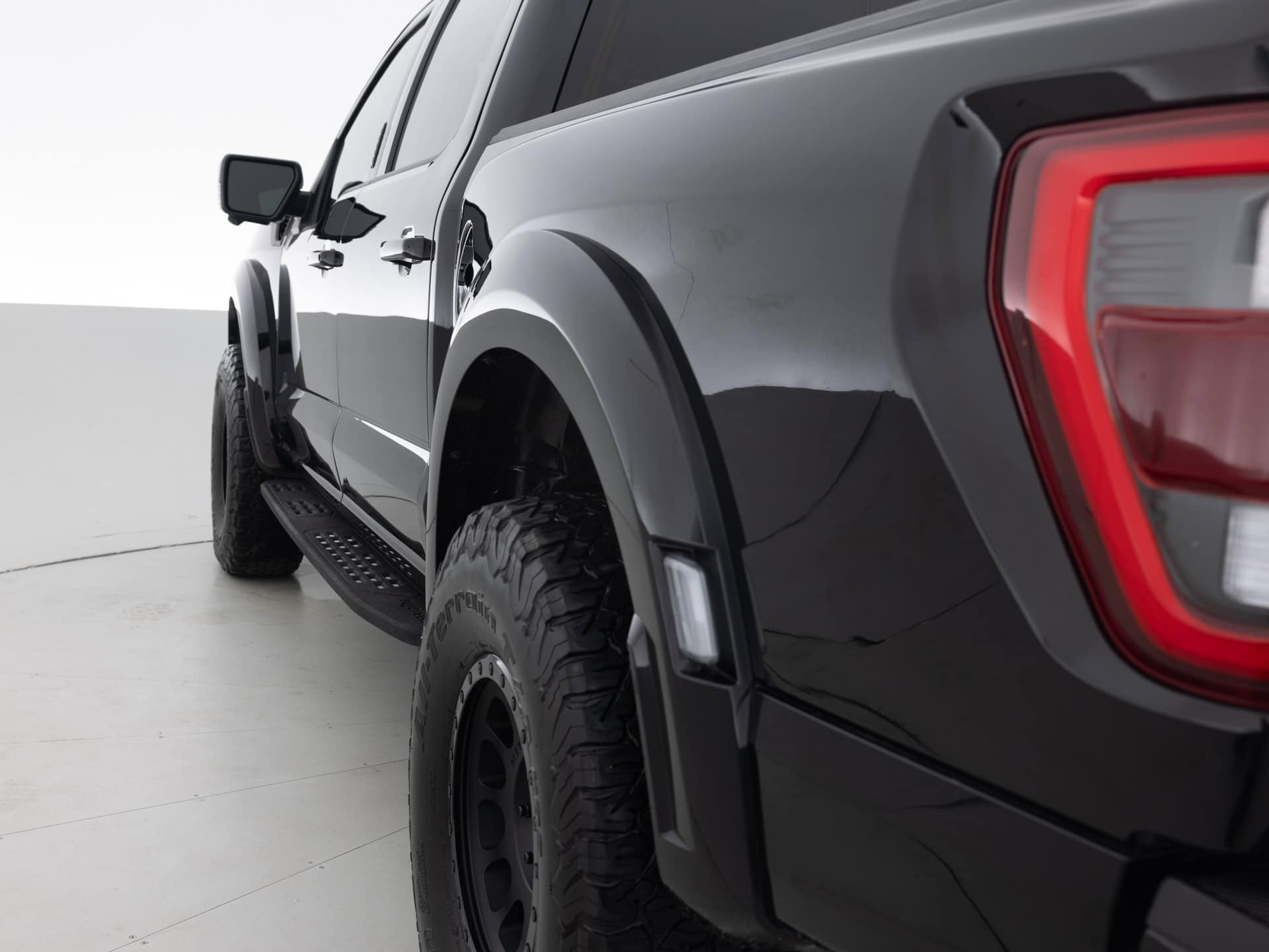 black ford f150 raptor 6