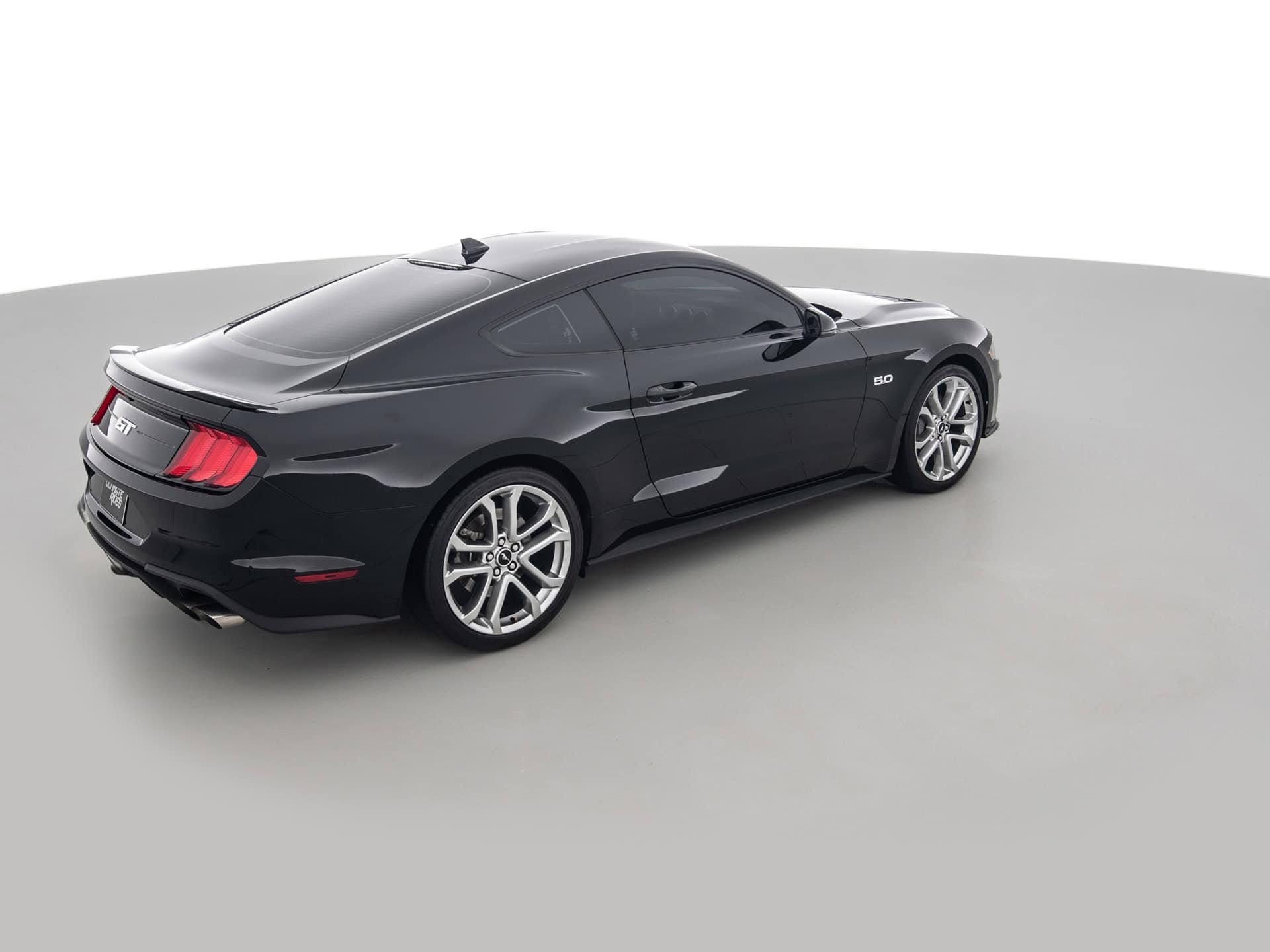 black ford mustang gt prem 4