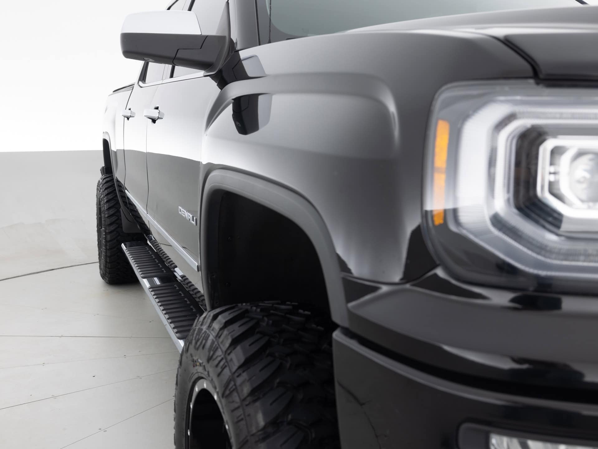 black gmc sierra denali 4