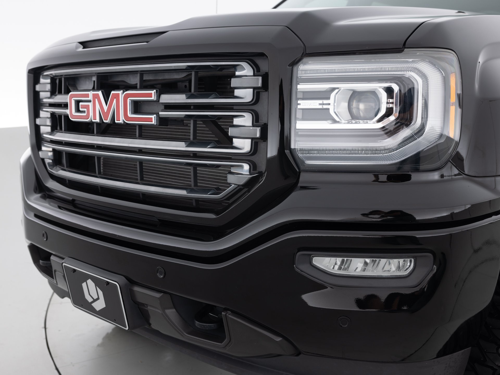black gmc sierra slt 7
