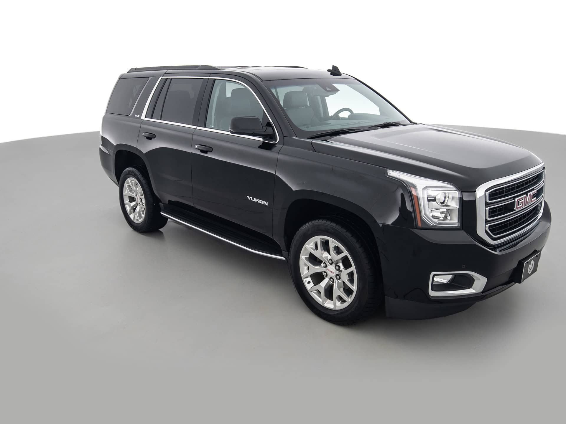 black gmc yukon slt 4