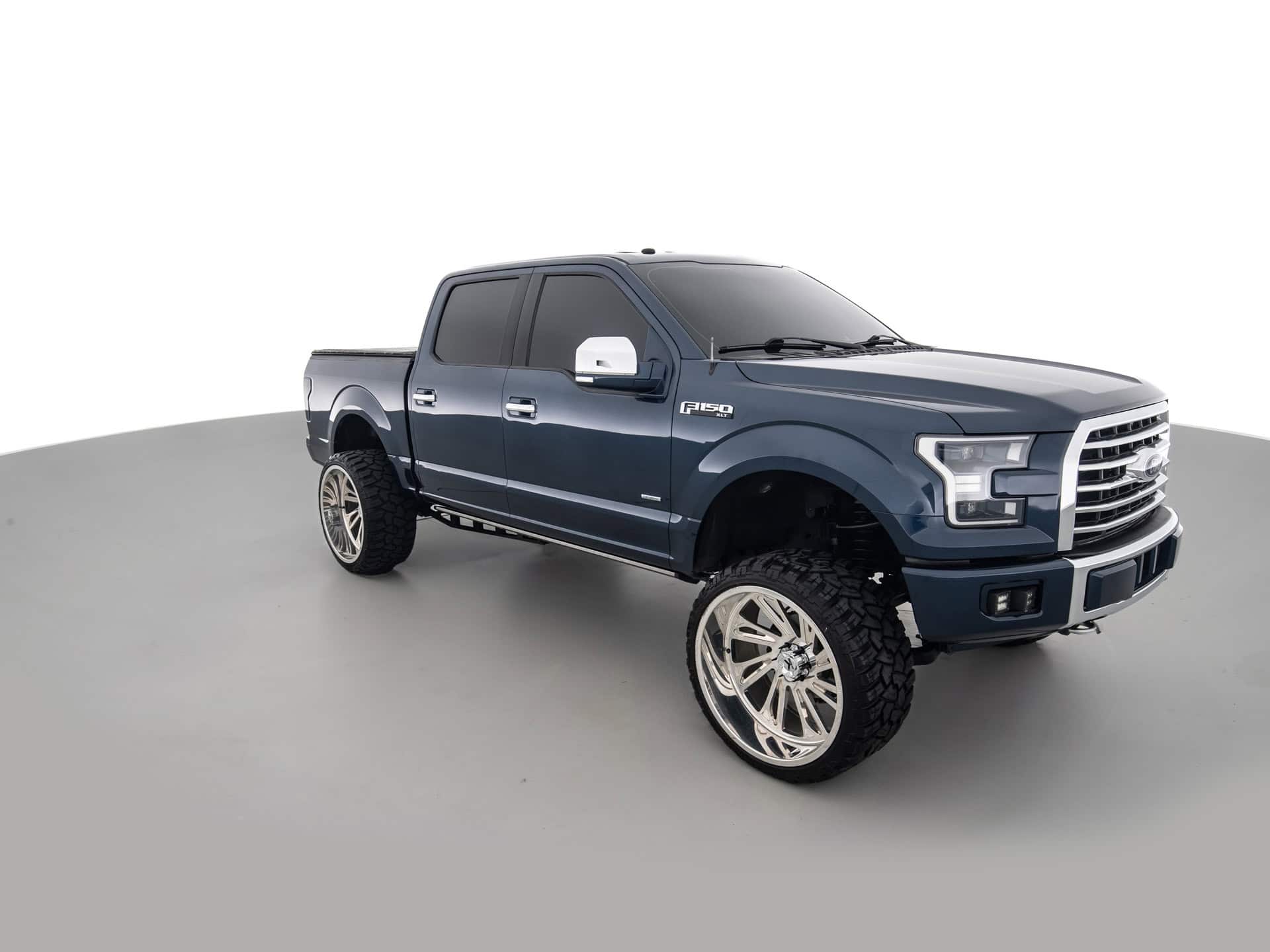 blue ford f150 xlt 2