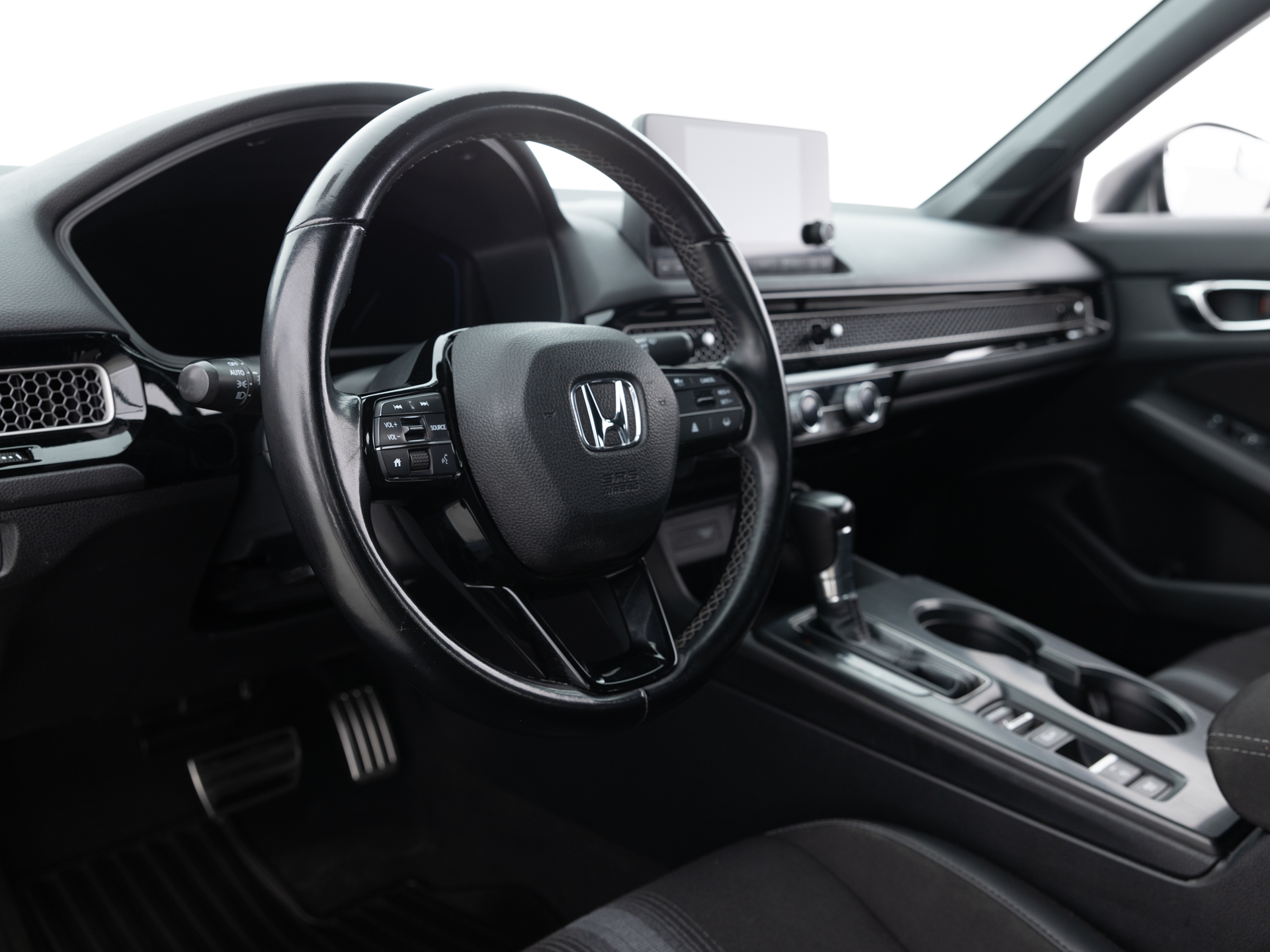 Used Gray Honda Civic-15 for Sale