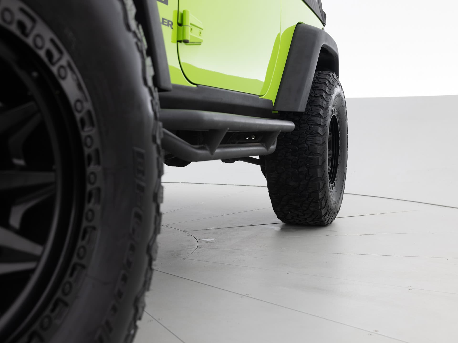 green jeep wrangler sport 14
