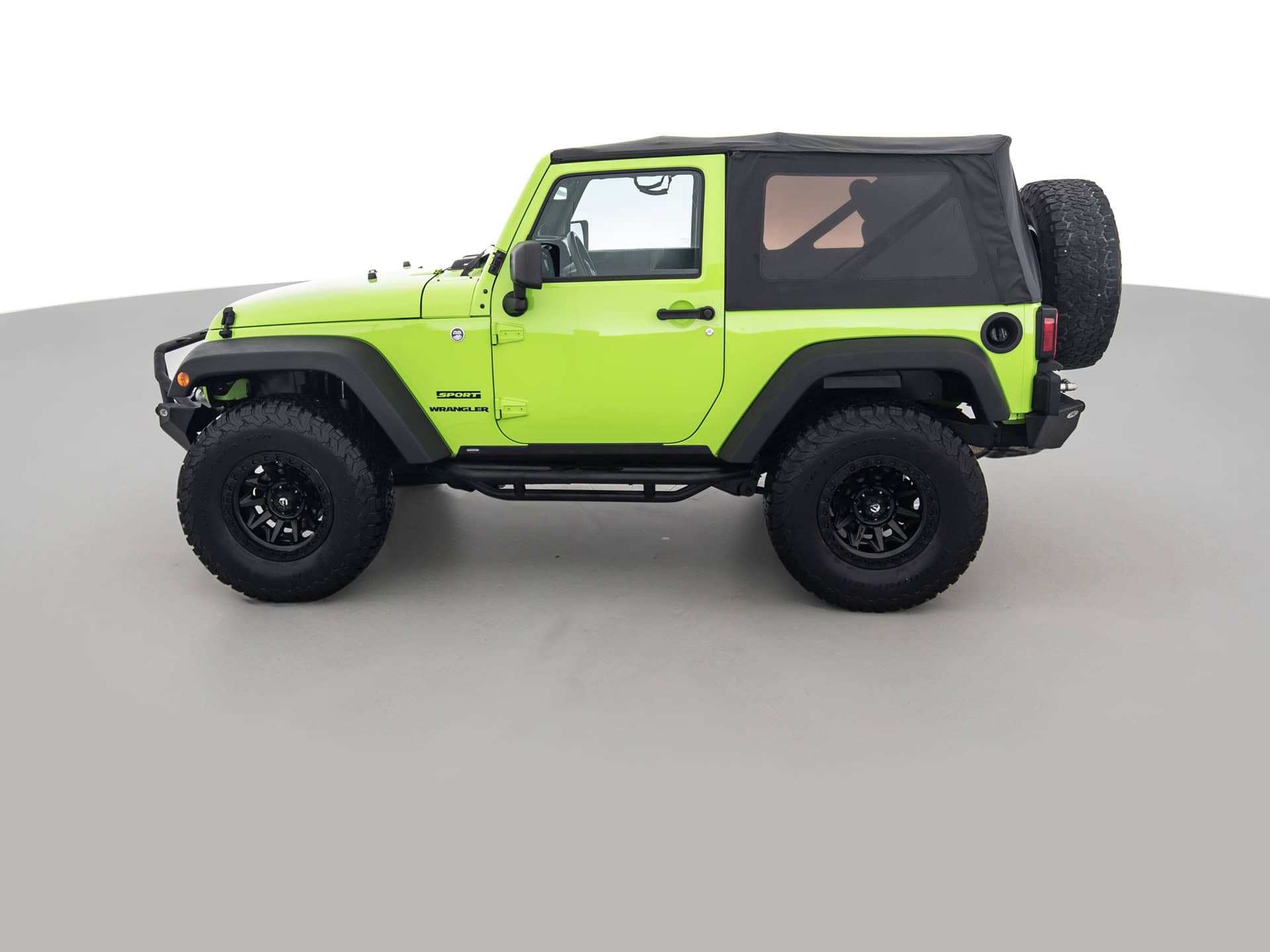 green jeep wrangler sport 7