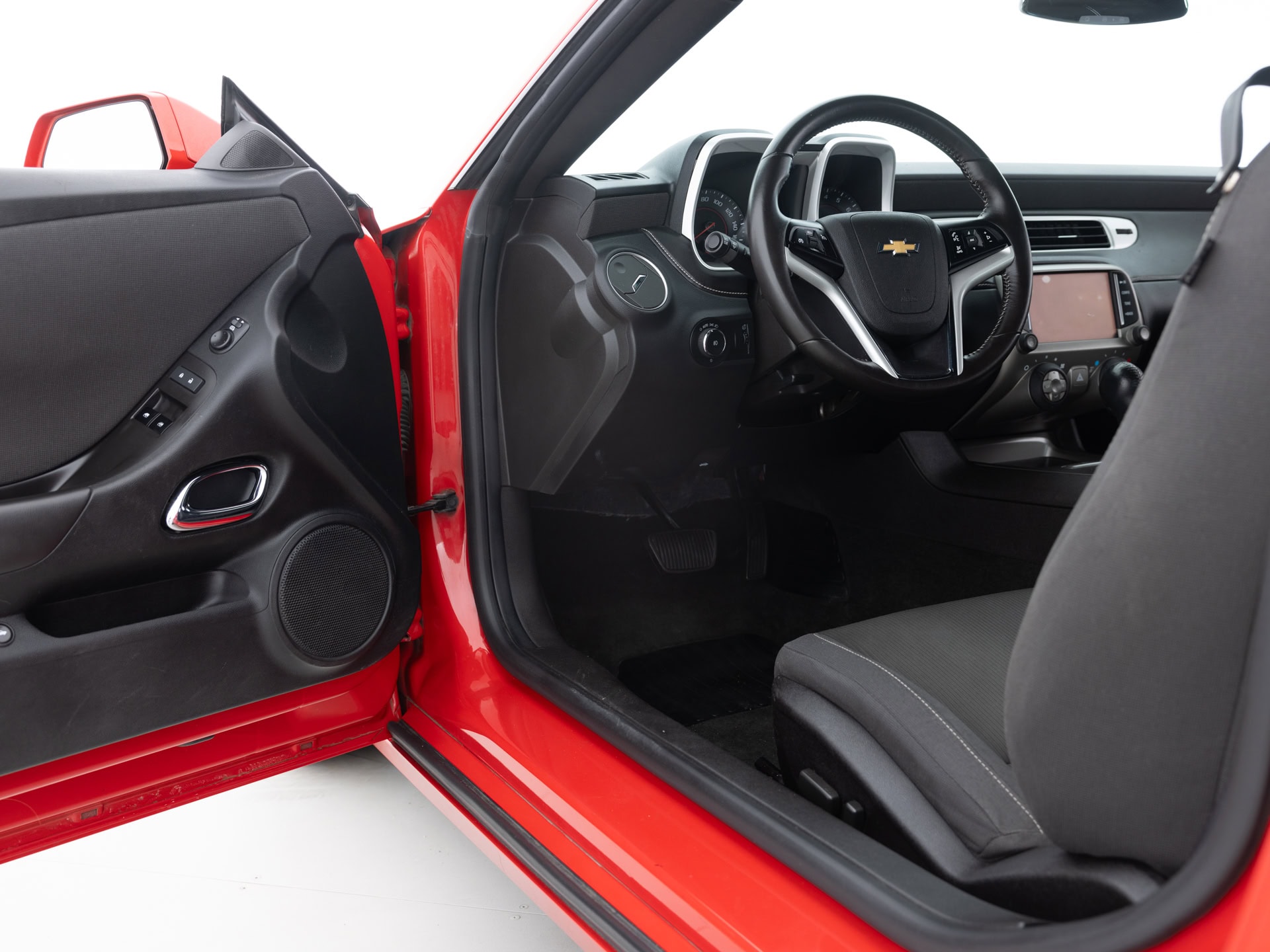 red chevrolet camaro lt 16