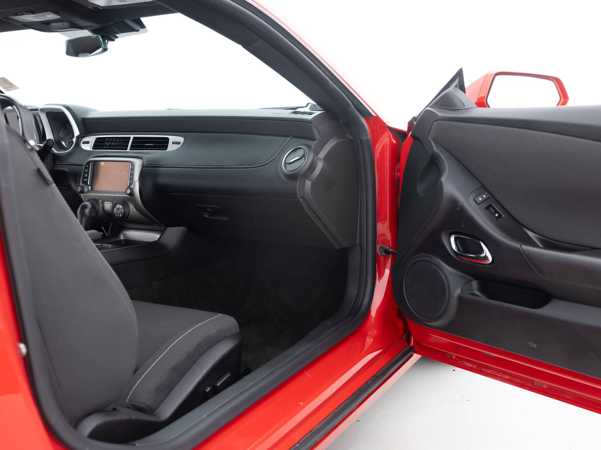 red chevrolet camaro lt 20