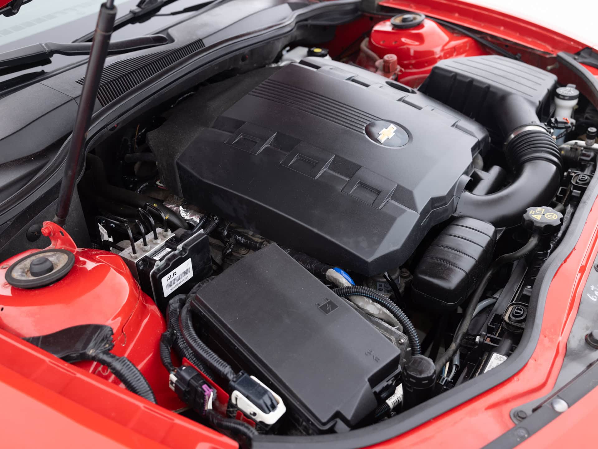 red chevrolet camaro lt 28