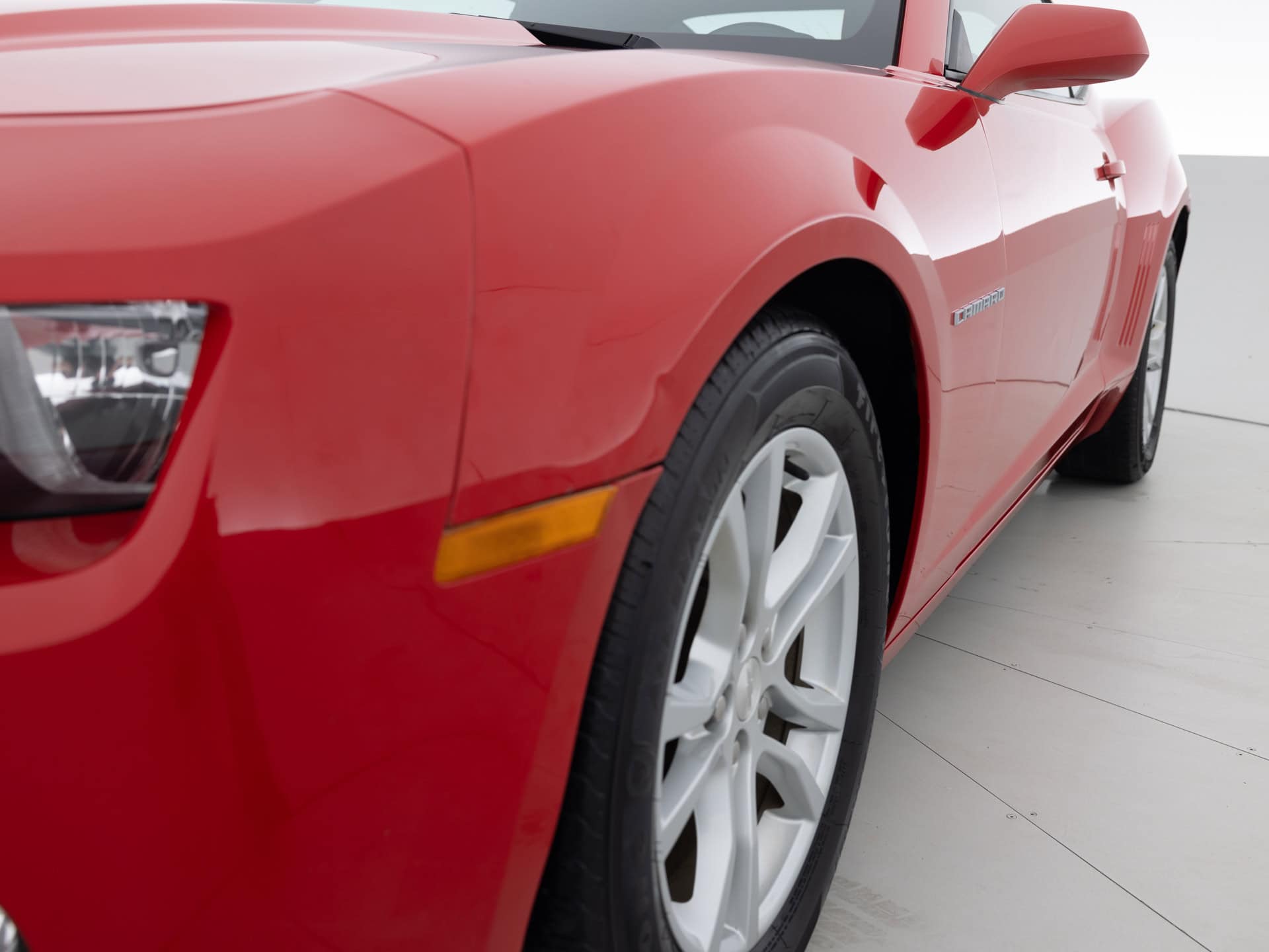 red chevrolet camaro lt 3