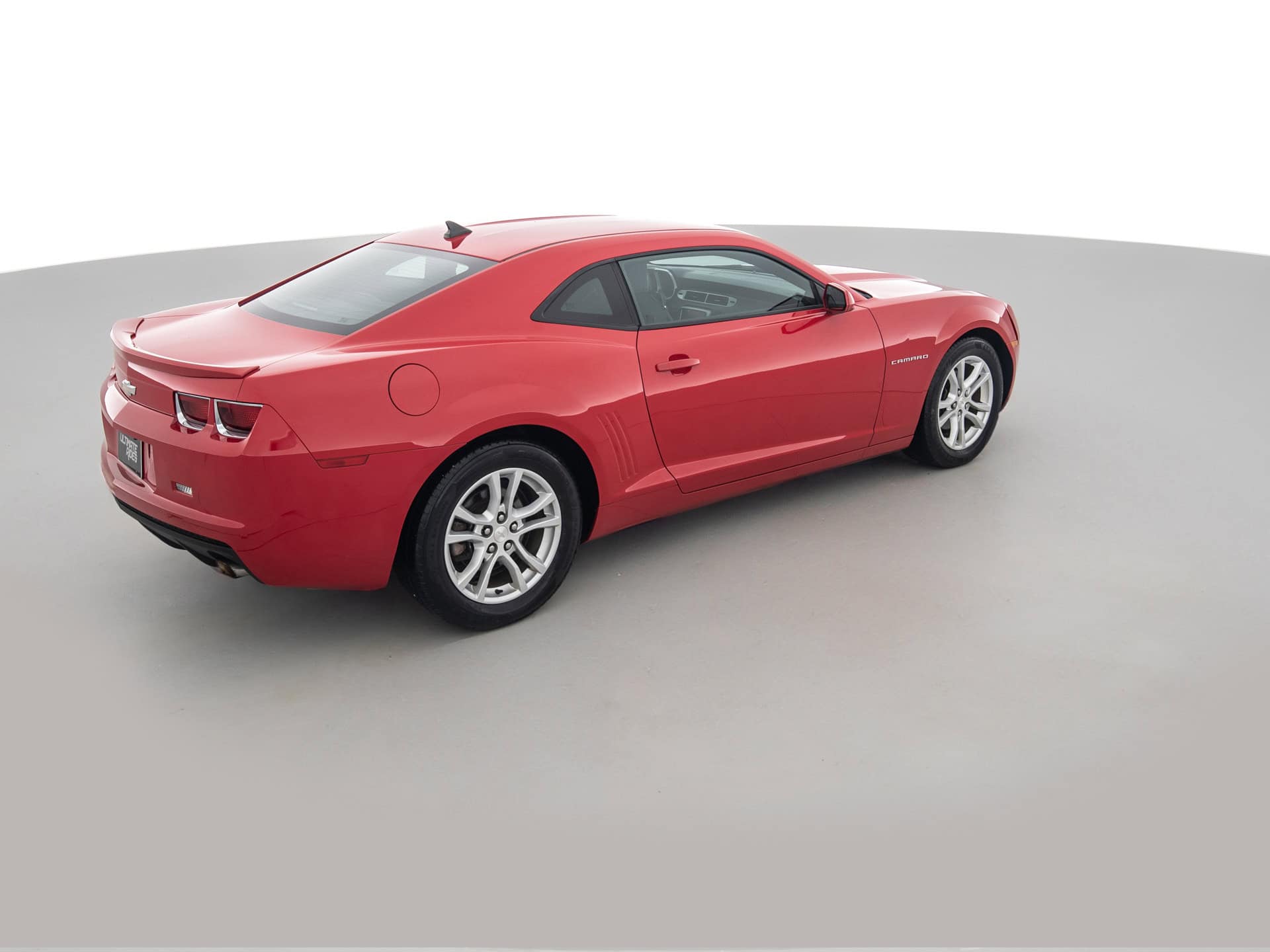 red chevrolet camaro lt 4