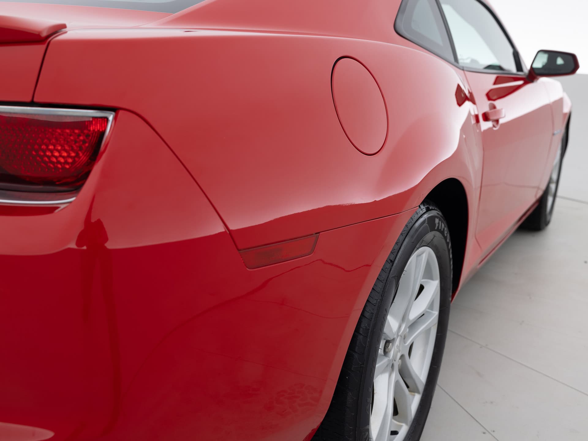 red chevrolet camaro lt 5
