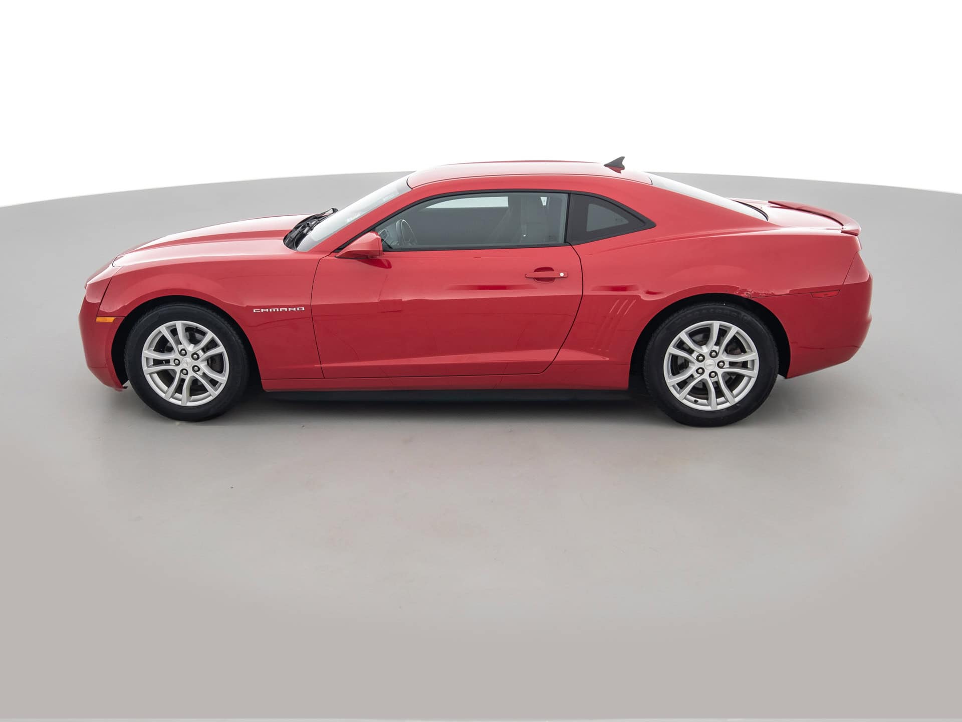 red chevrolet camaro lt 7