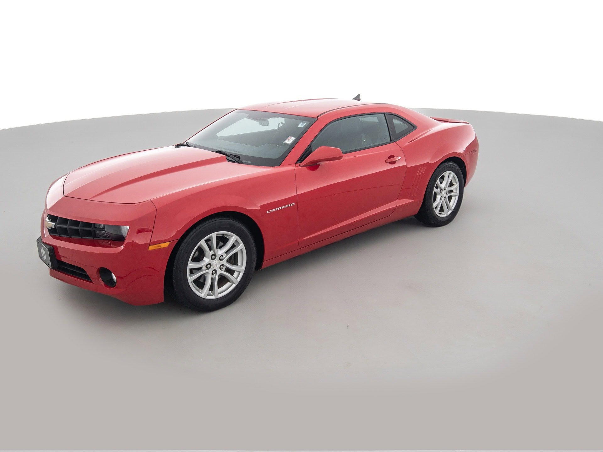 red chevrolet camaro lt 8