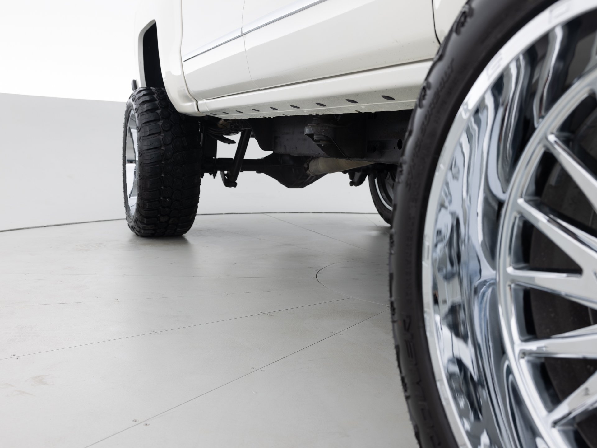 white chevrolet silverado highcountry 14