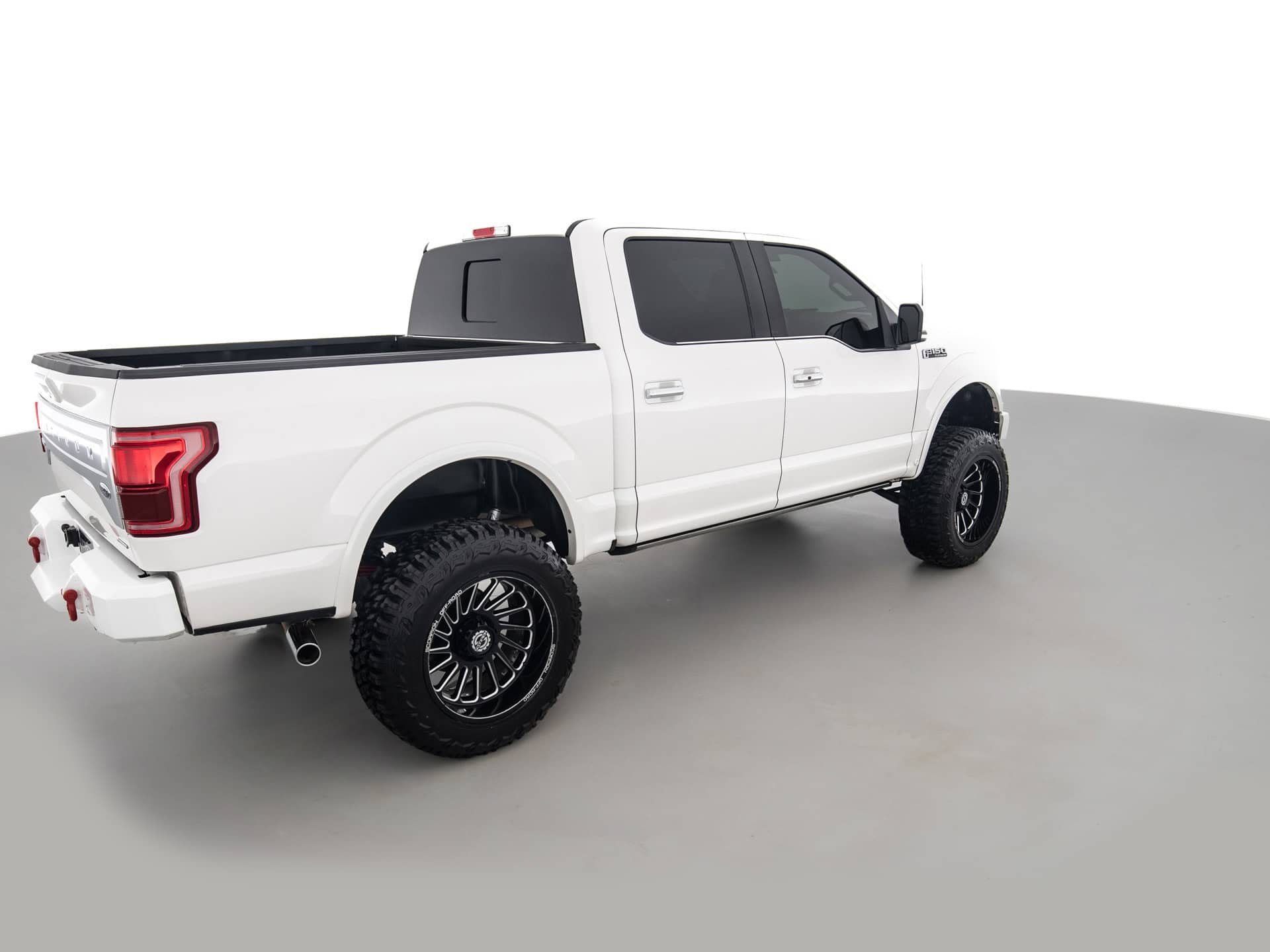 white ford f150 truck 4