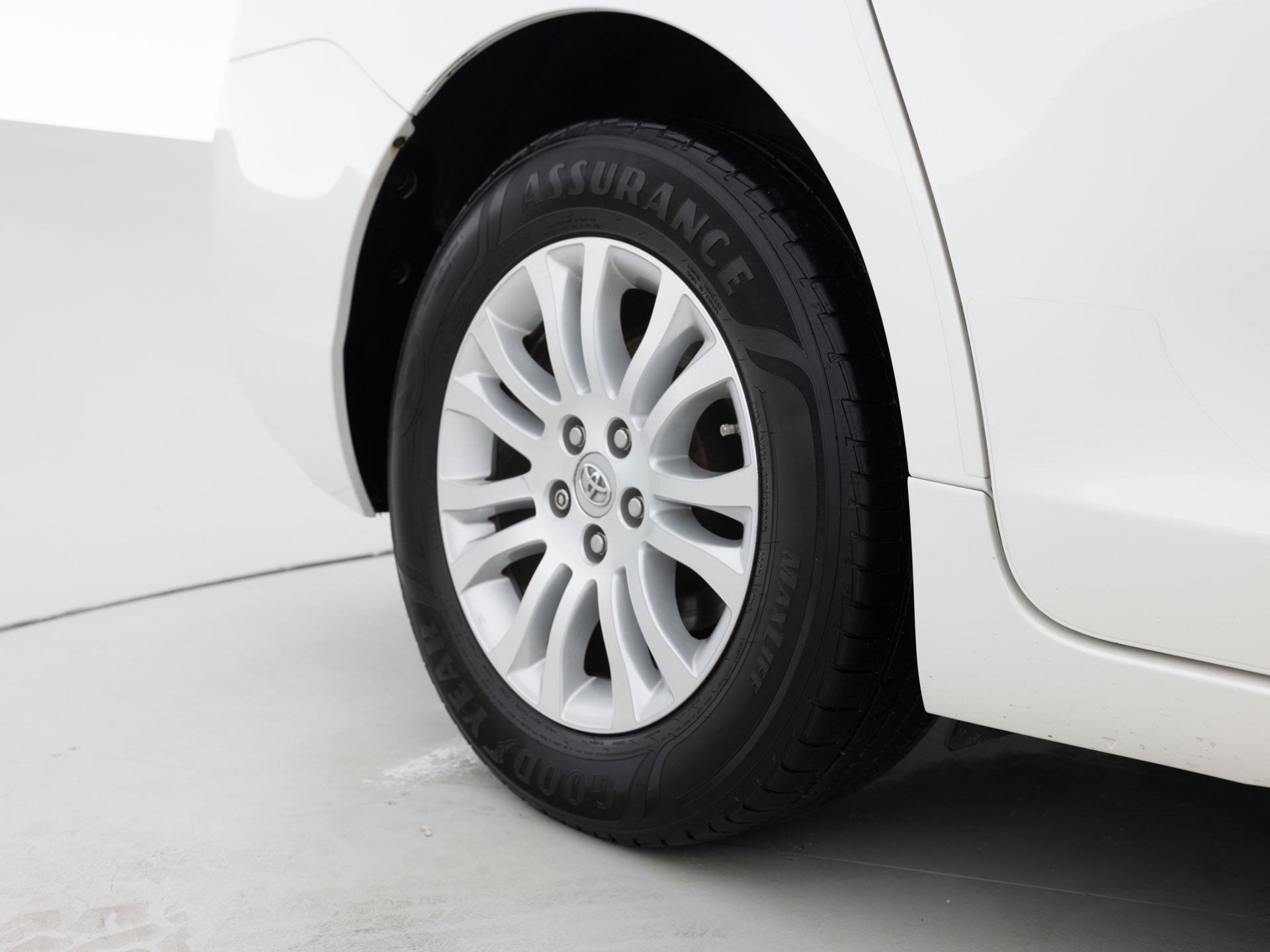white totota sienna minivan 11