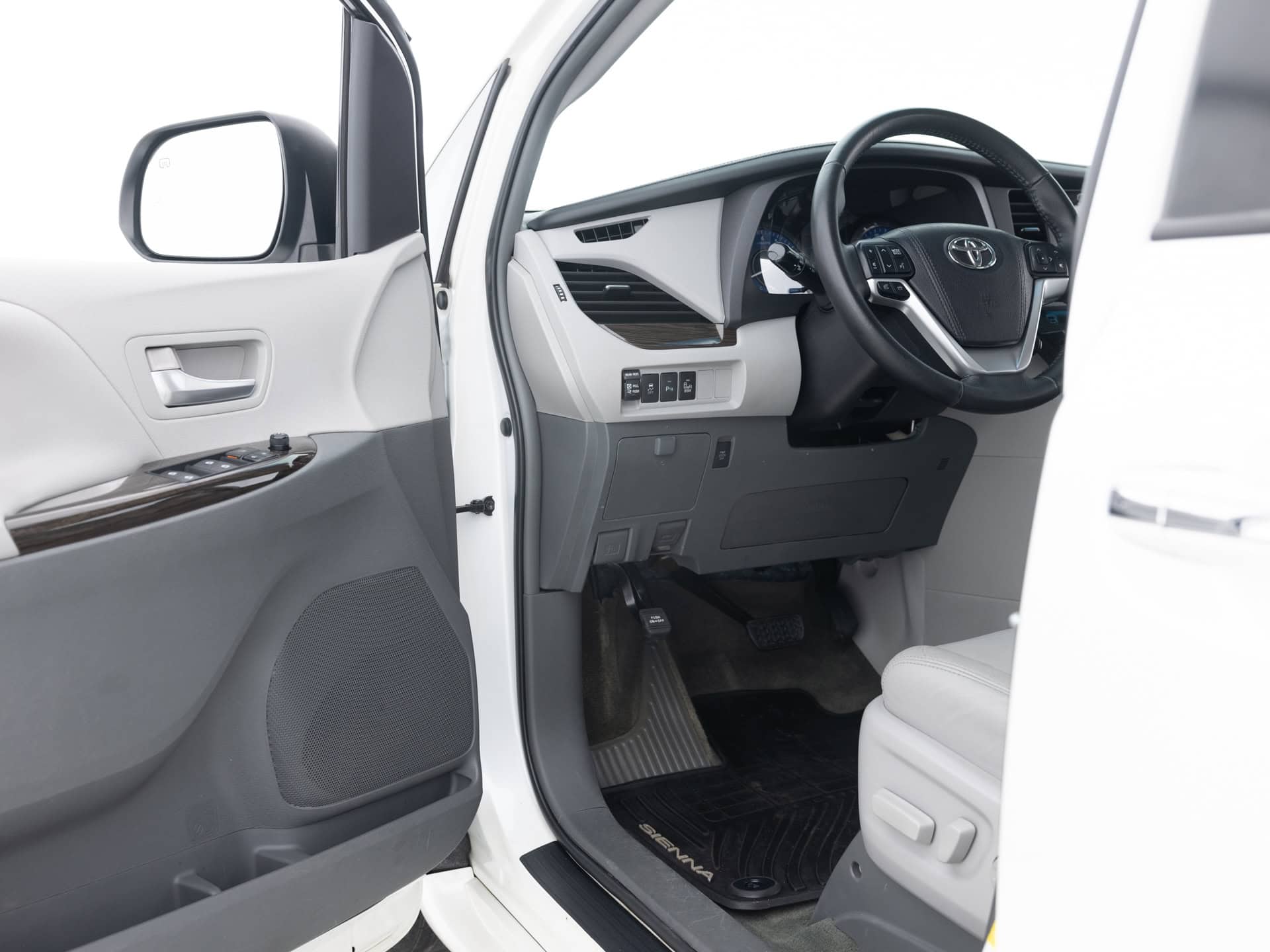 white totota sienna minivan 16