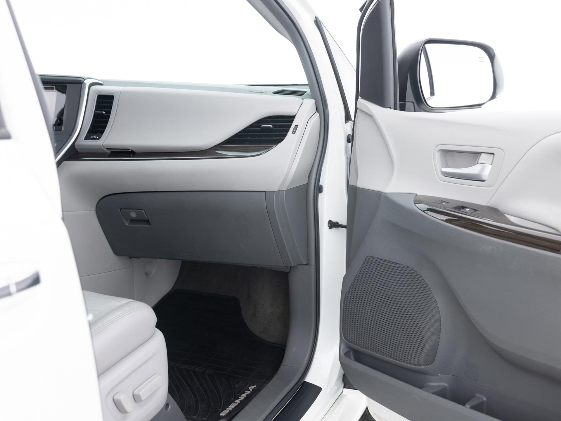 white totota sienna minivan 20