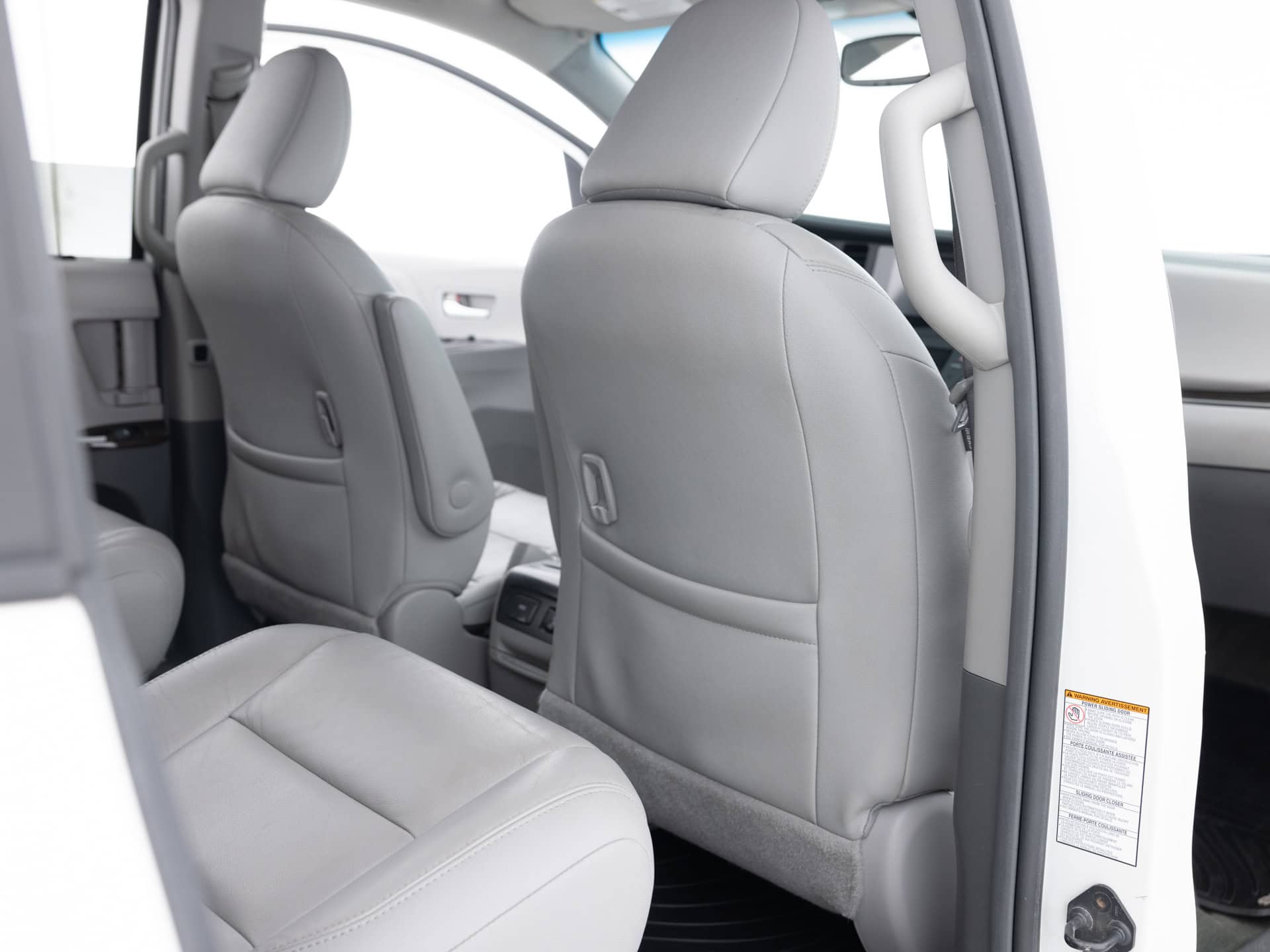 white totota sienna minivan 22
