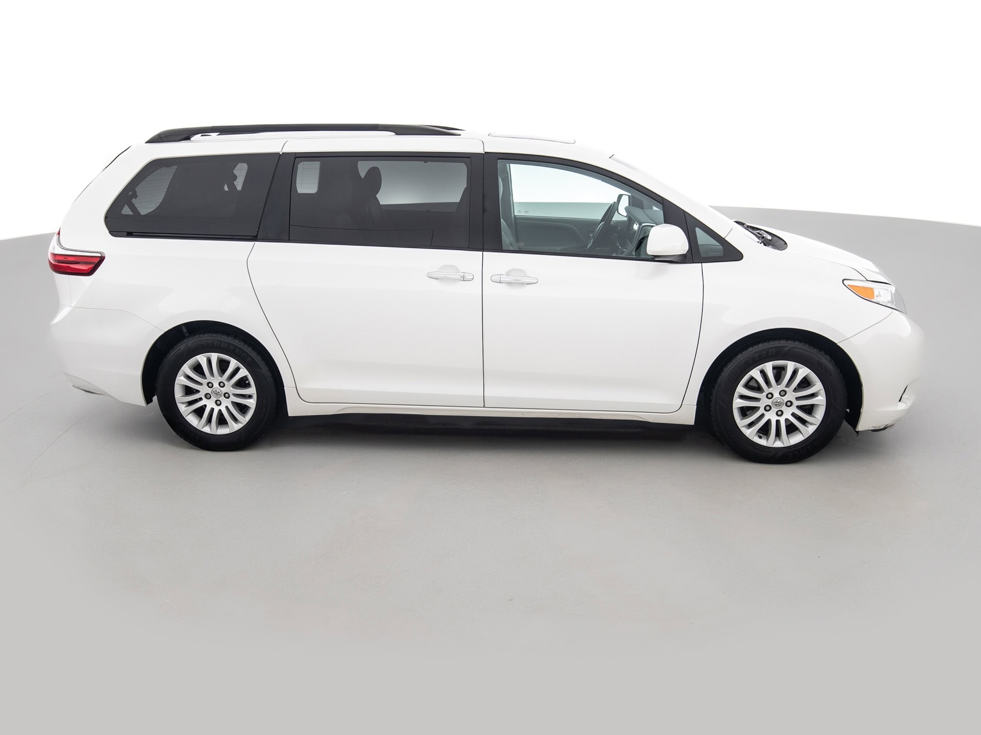 white totota sienna minivan 3