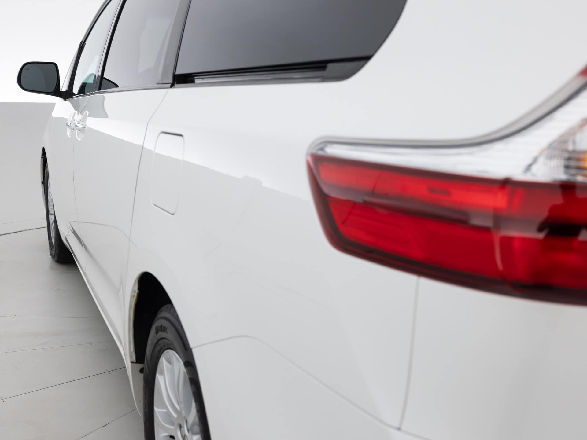 white totota sienna minivan 6