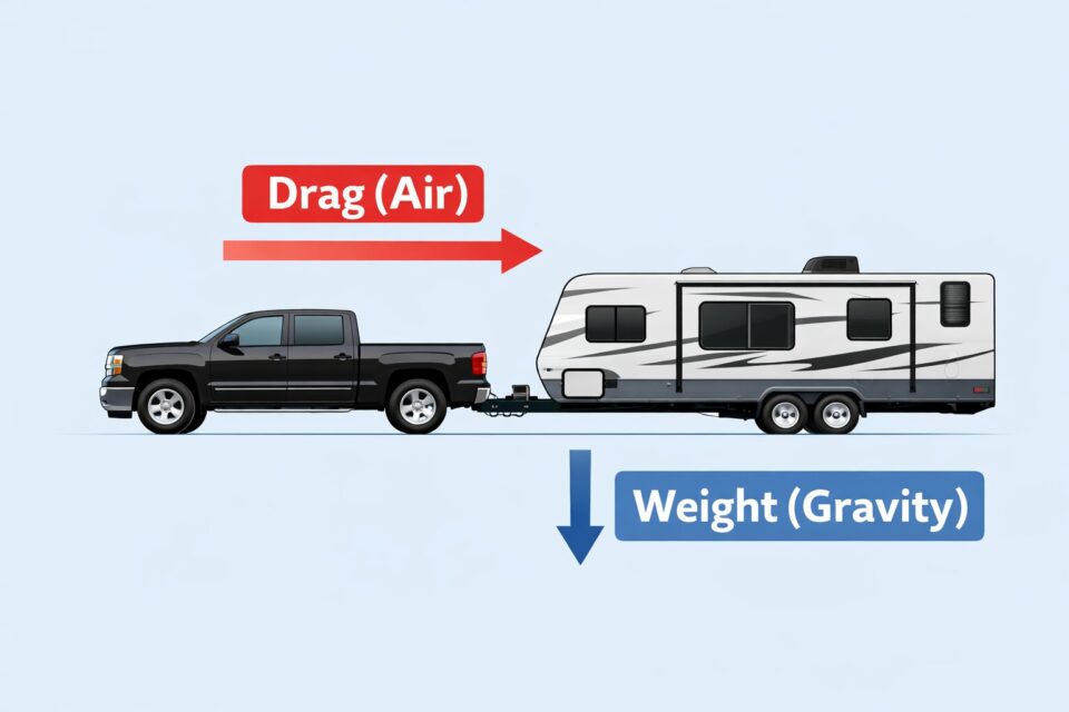towing impact on fuel economy